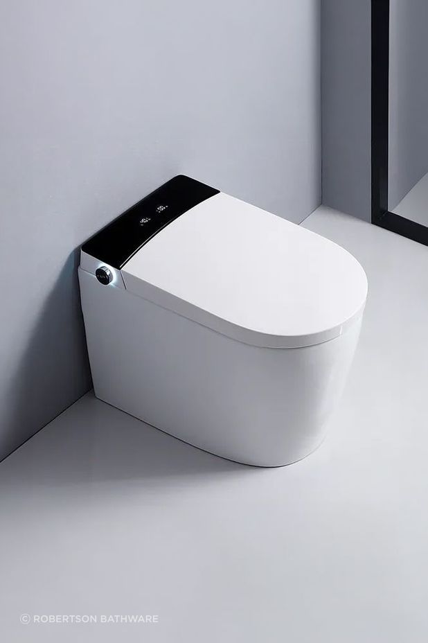 An example is the Fresca E-Bidet Smart Toilet – a cutting-edge, hygienic solution for the modern bathroom. With its sleek, minimalist design and intuitive controls, it seamlessly integrates into any decor, offering high customisation and user-friendly operation.