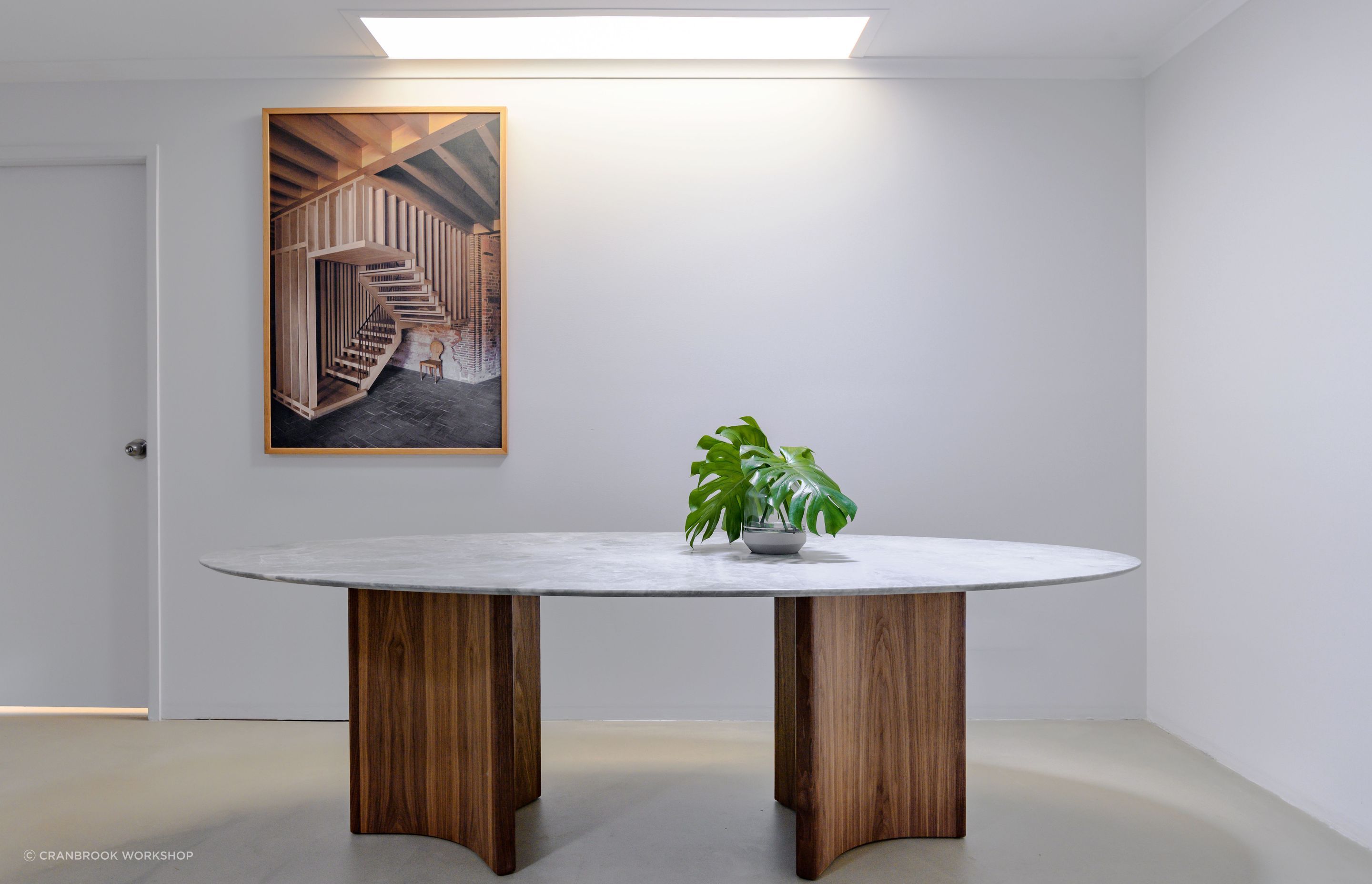 The Tri-Star Table, a bespoke piece by Cranbrook Workshop.