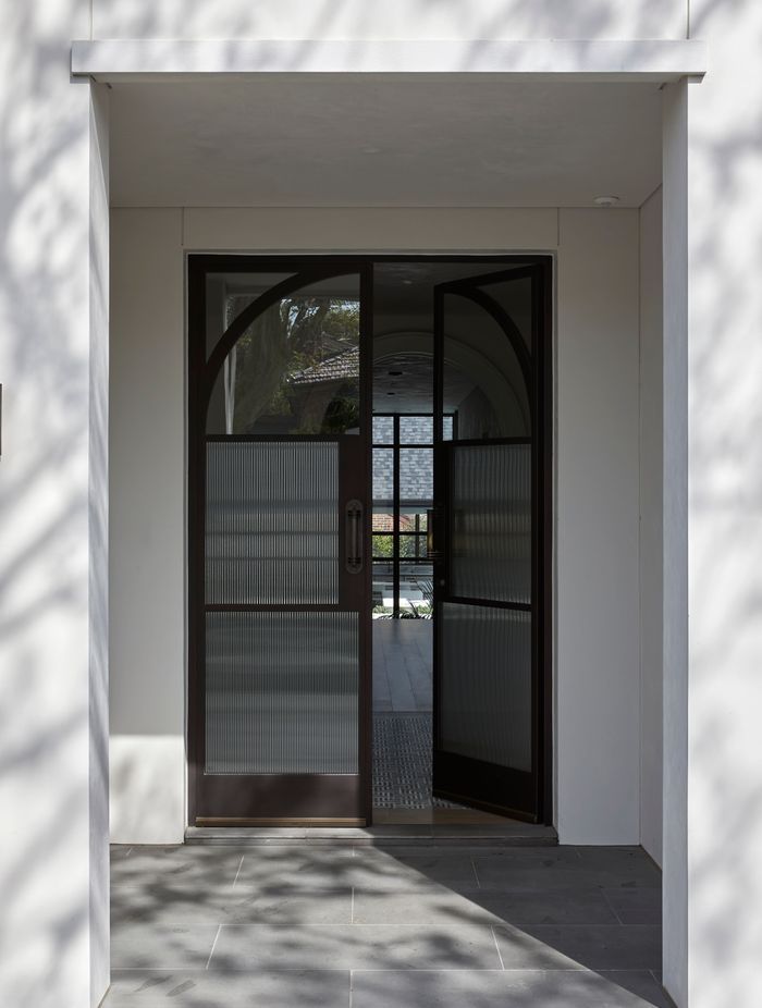 “The homeowners chose a unique colour and we colour-matched a Dulux dark bronze finish.”