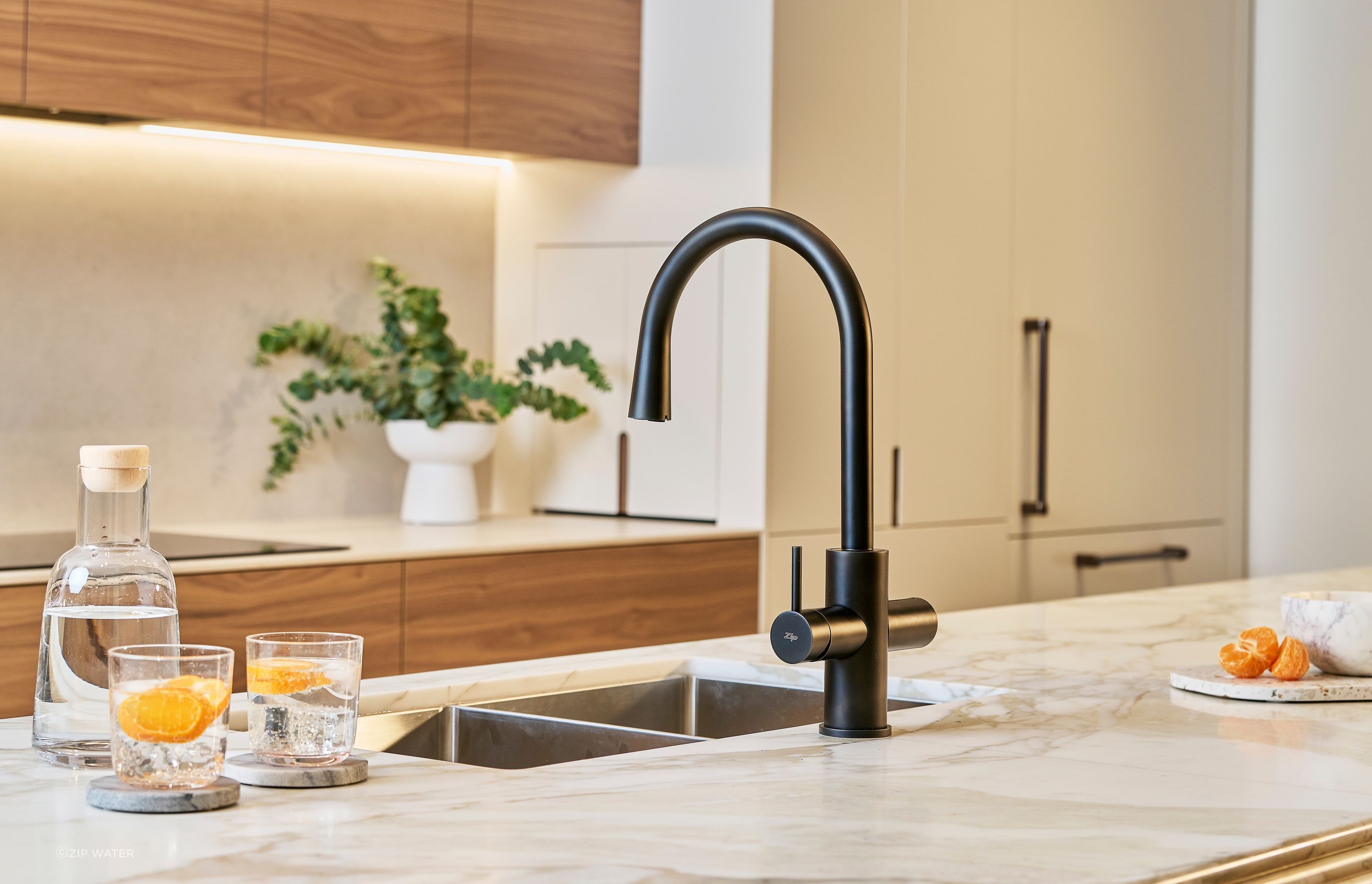 The Zip HydroTap Celsius Plus All-In-One is one of the latest product to join the Zip family, offering instant filtered boiling, chilled, and sparkling water to suit all kitchen needs.
