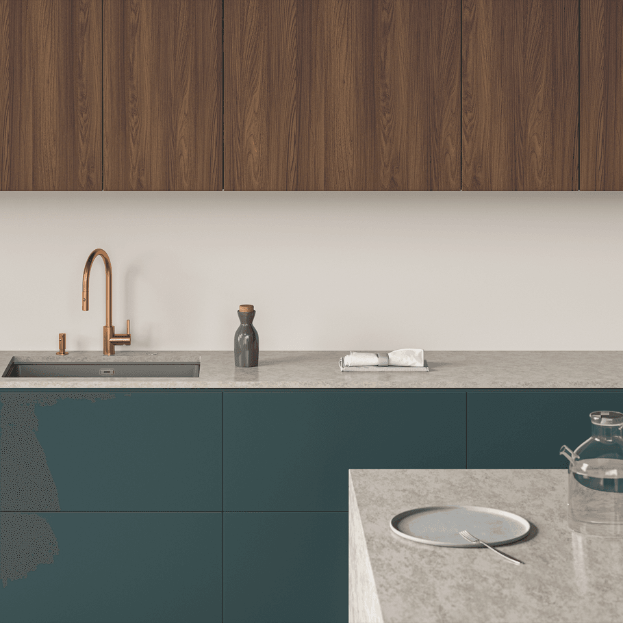 Going bold with black and metallic accents