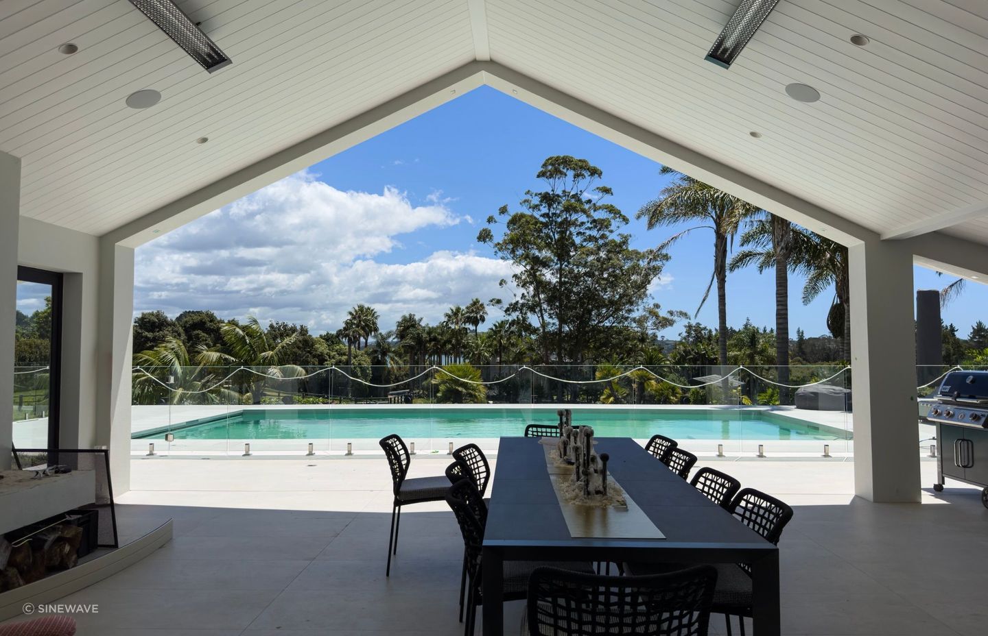 SineWave also designs audio solutions to elevate your outdoor entertaining experience.