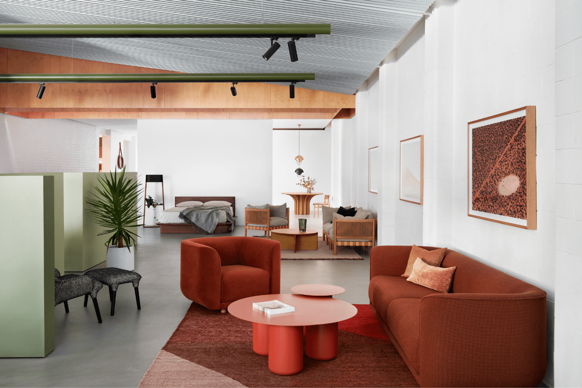 Cult showrooms are composed with intention, with furniture, lighting, artwork and more curated in a way that adds to the experience.