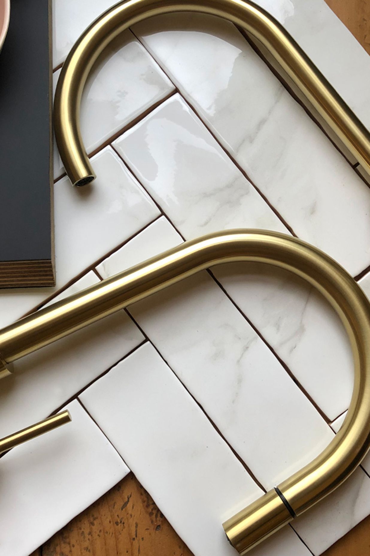 Voda uses the same advanced PVD coating system across their range, so Storm products can be easily matched with other products in the Voda range, including the striking new Voda Gooseneck Pull Out Sink Mixer in brushed brass.