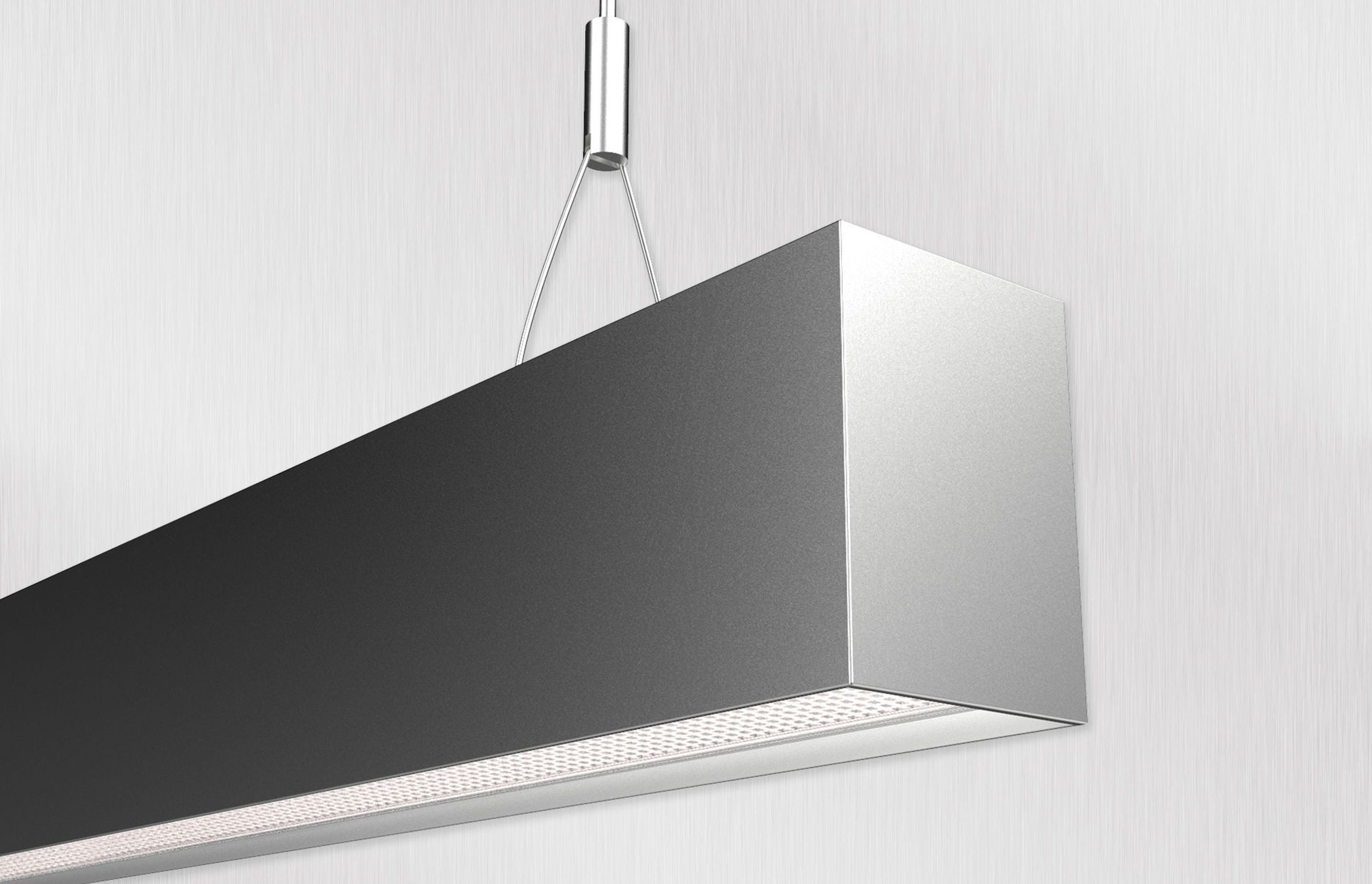 With the silver anodised finish, the result is a sleek, contemporary luminaire suited to a range of applications.