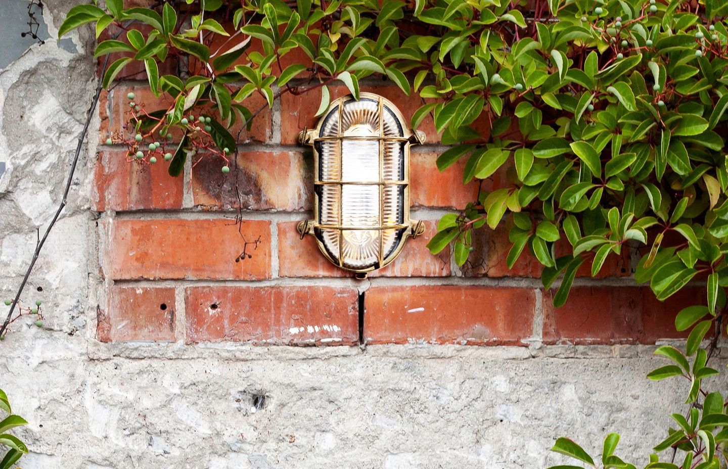 Waffle Marina Outdoor Wall Light from Hunza Lighting