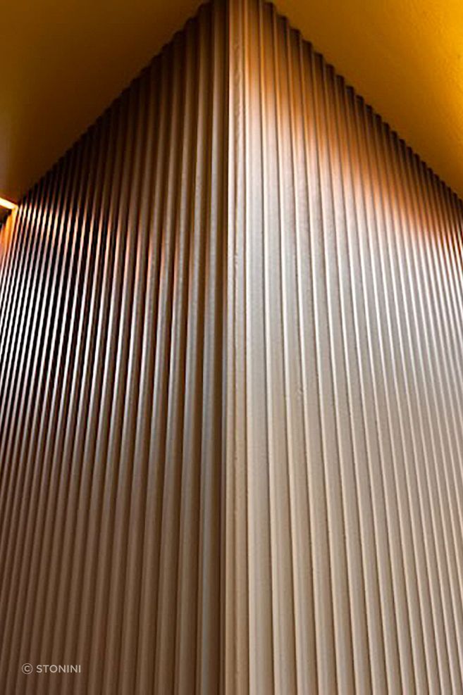 Stonini “Concavo” panels 2700/600 mm