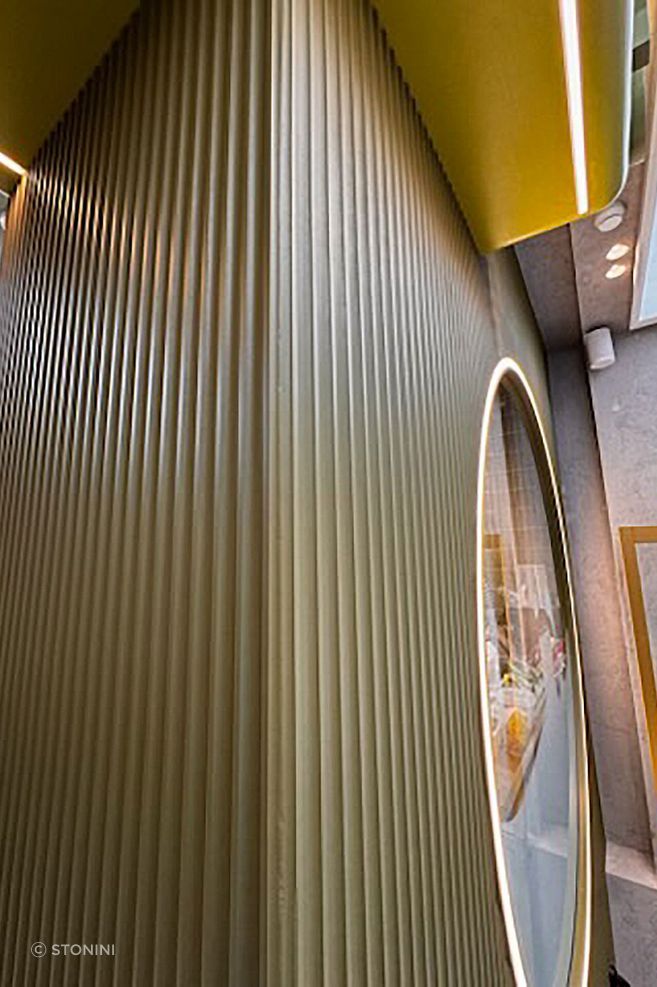Stonini “Concavo” panels 2700/600 mm