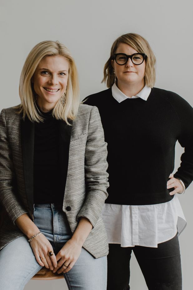 Material Creative directors Liv Patience and Toni Brandso.