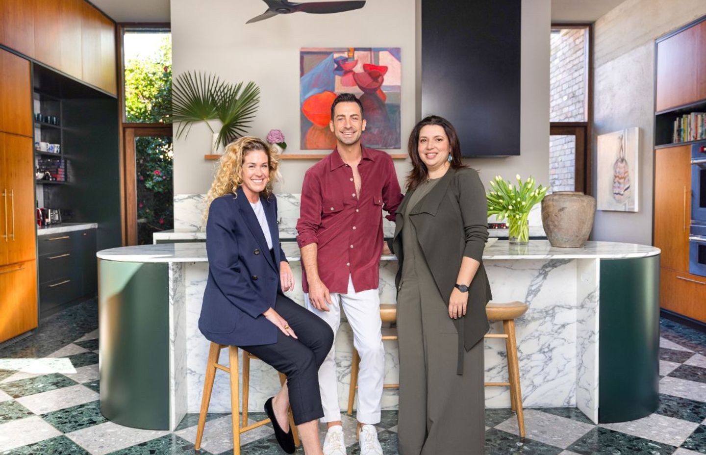 Steve Cordony on the set of Let's Talk Interiors with Arent&amp;Pyke | Photography by Good One Agency