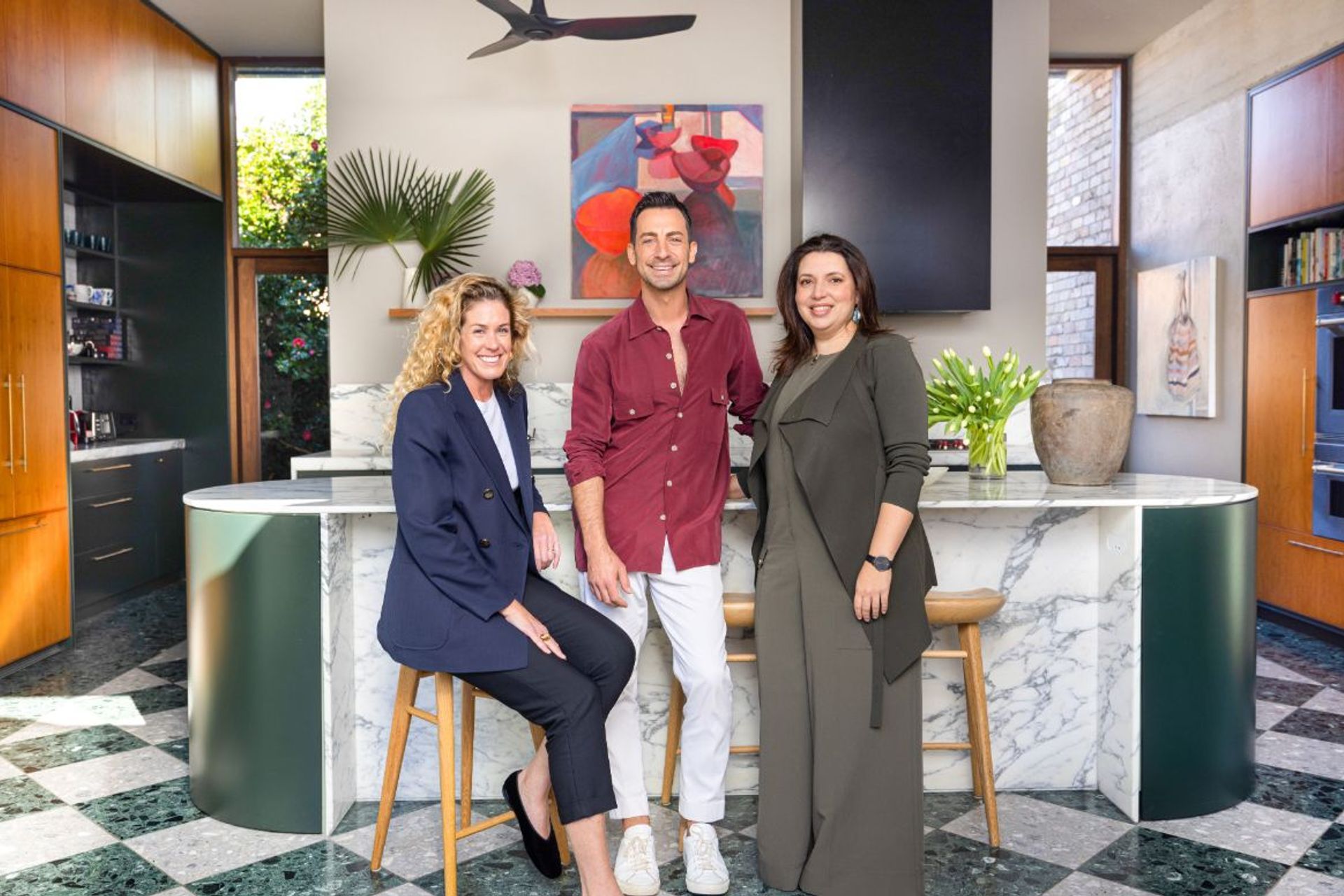 Steve Cordony on the set of Let's Talk Interiors with Arent&amp;Pyke | Photography by Good One Agency