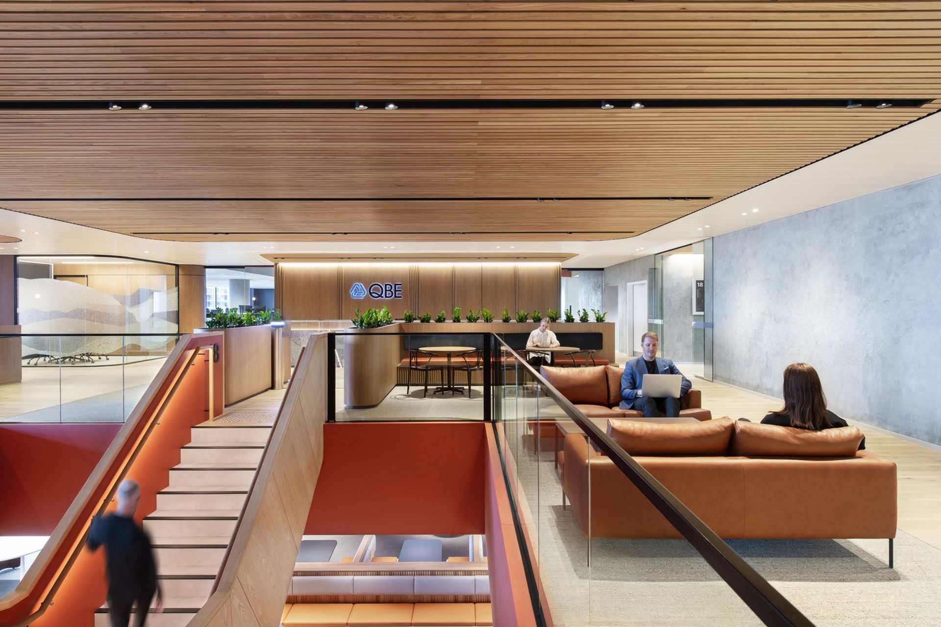 New High-Tech, Sustainable QBE Offices Back Hybrid Work