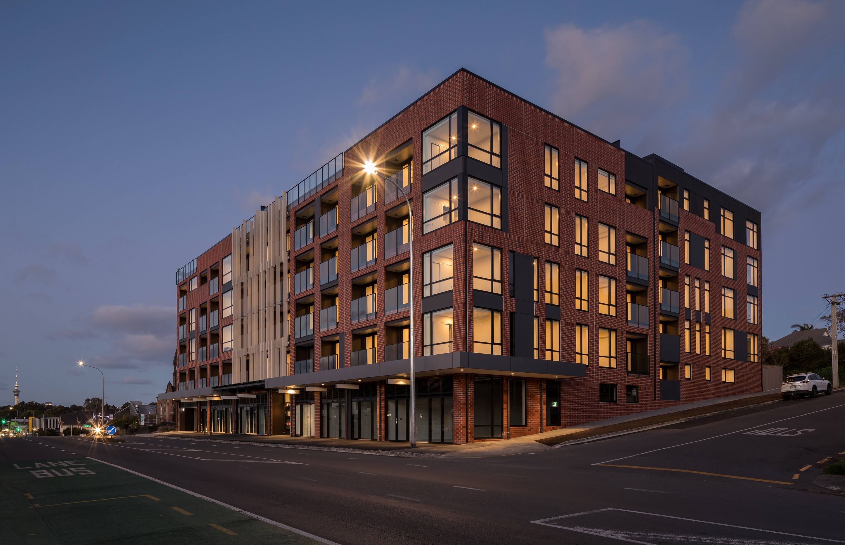 The Eden View apartment building, situated in the heart of Dominion Road in Auckland.