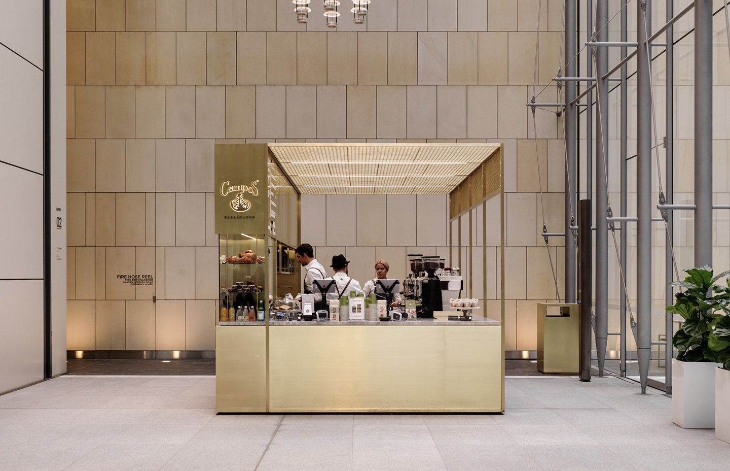 Campos Barangaroo by Woods Bagot | Liquid Metal by That Metal Company