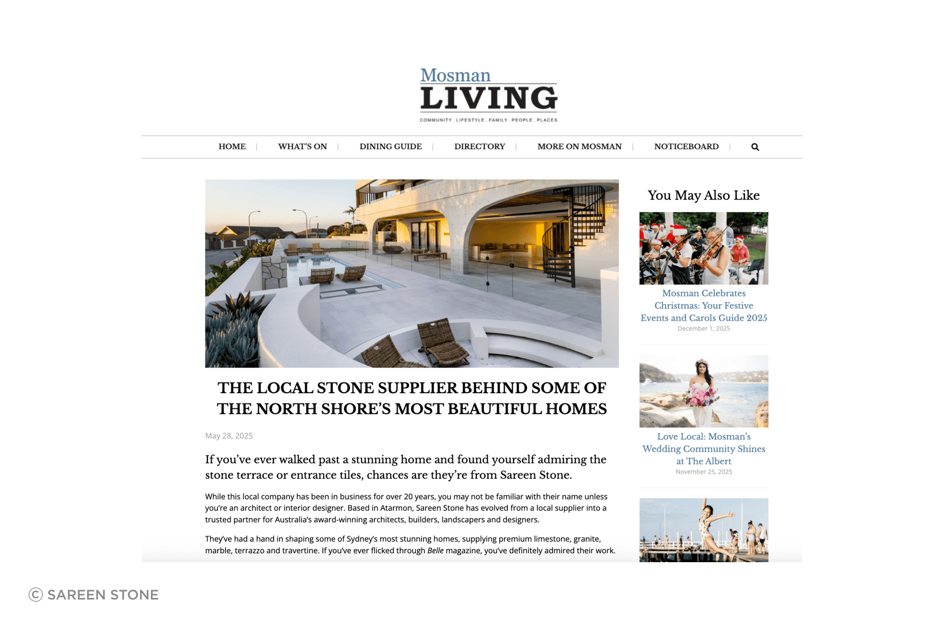 Strengthening our presence across Sydney's North Shore through The Living Collective. Connecting with homeowners in Mosman, Ku-ring-gai, Northern Beaches, North Sydney, and Willoughby, sharing expertise on natural stone for residential projects throughout 2025.