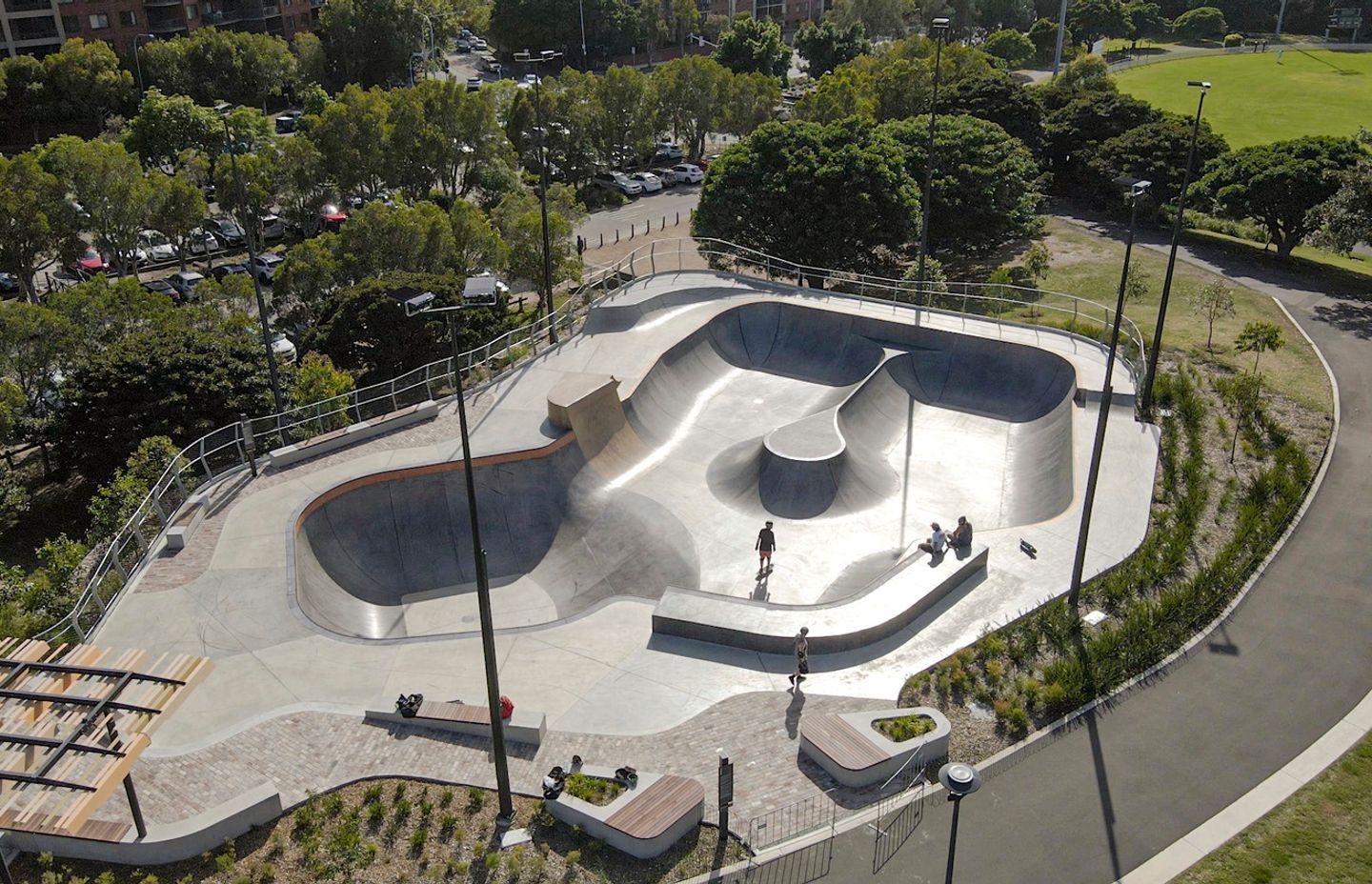 New Sydney Park Skate Park Designed to be a Community Hangout