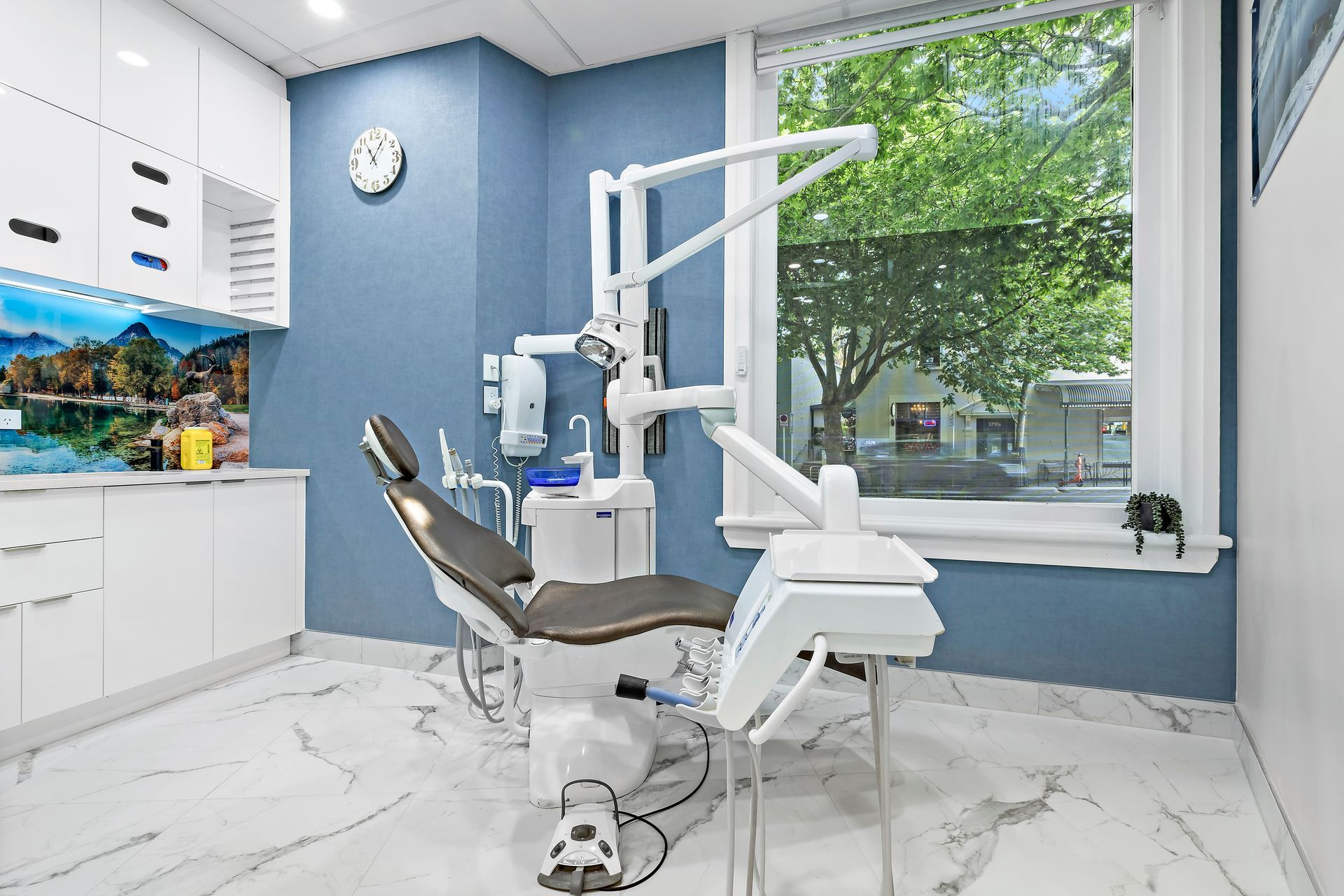 This surgery room at Ponsonby Dental Boutique was designed to optimise workflow.