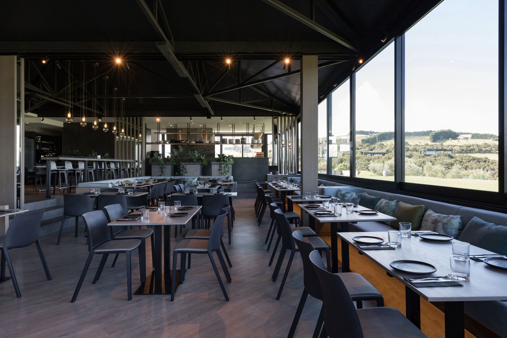 Creating uplifting interior environments which elicit emotion is central to Leigh's process.