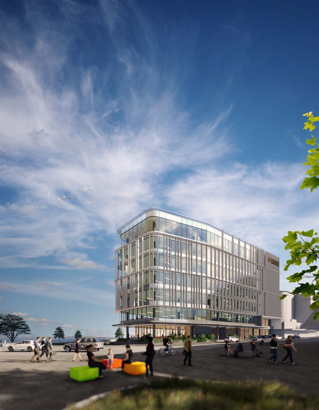 Artists rendering of the 2 Devonport Road façade.