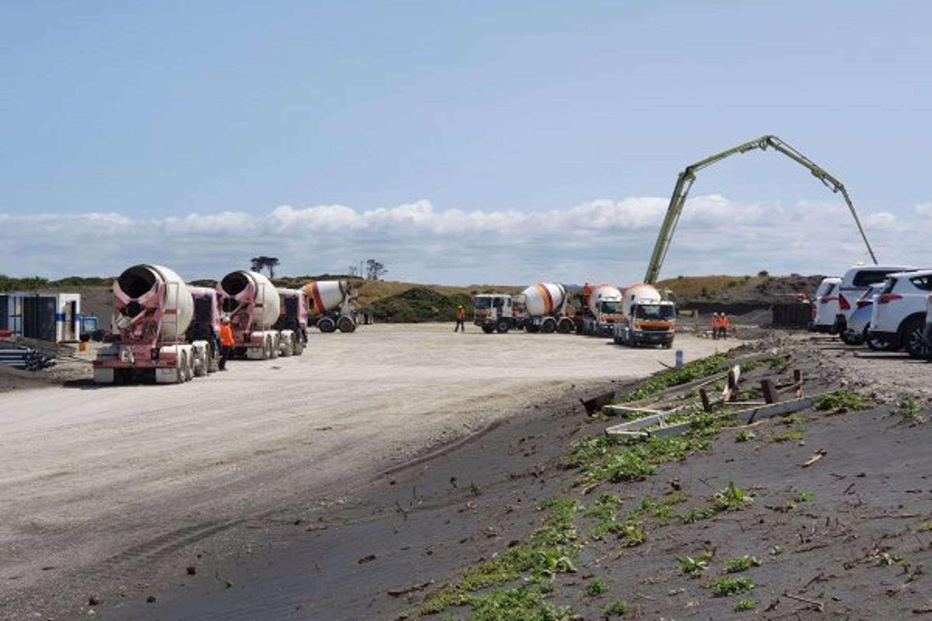 Firth mobilises for supply to new wind farm in Taranaki