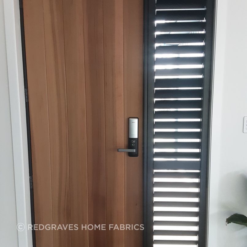 Shutter by front door