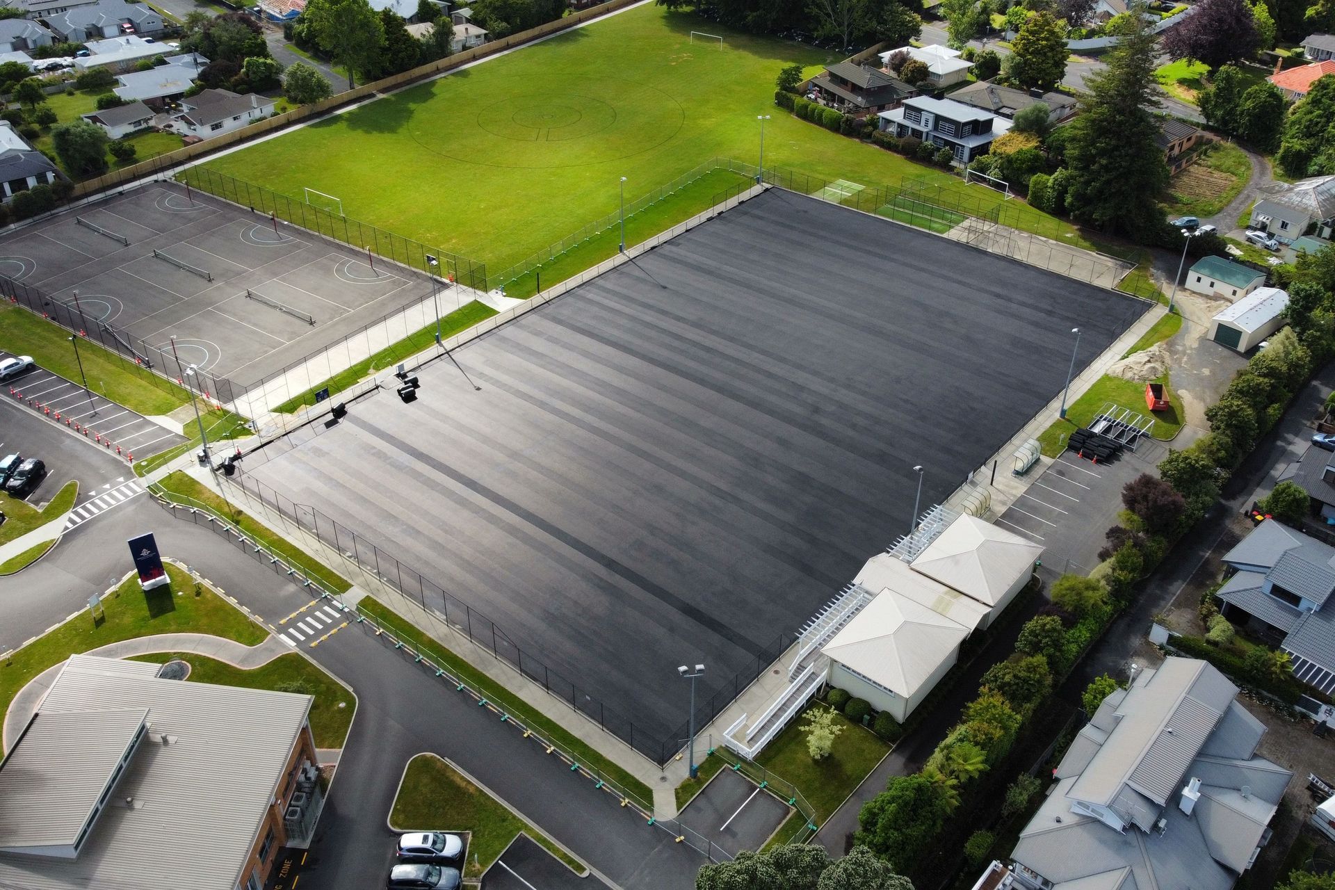 Completed Installation of 10mm Rubber Pad