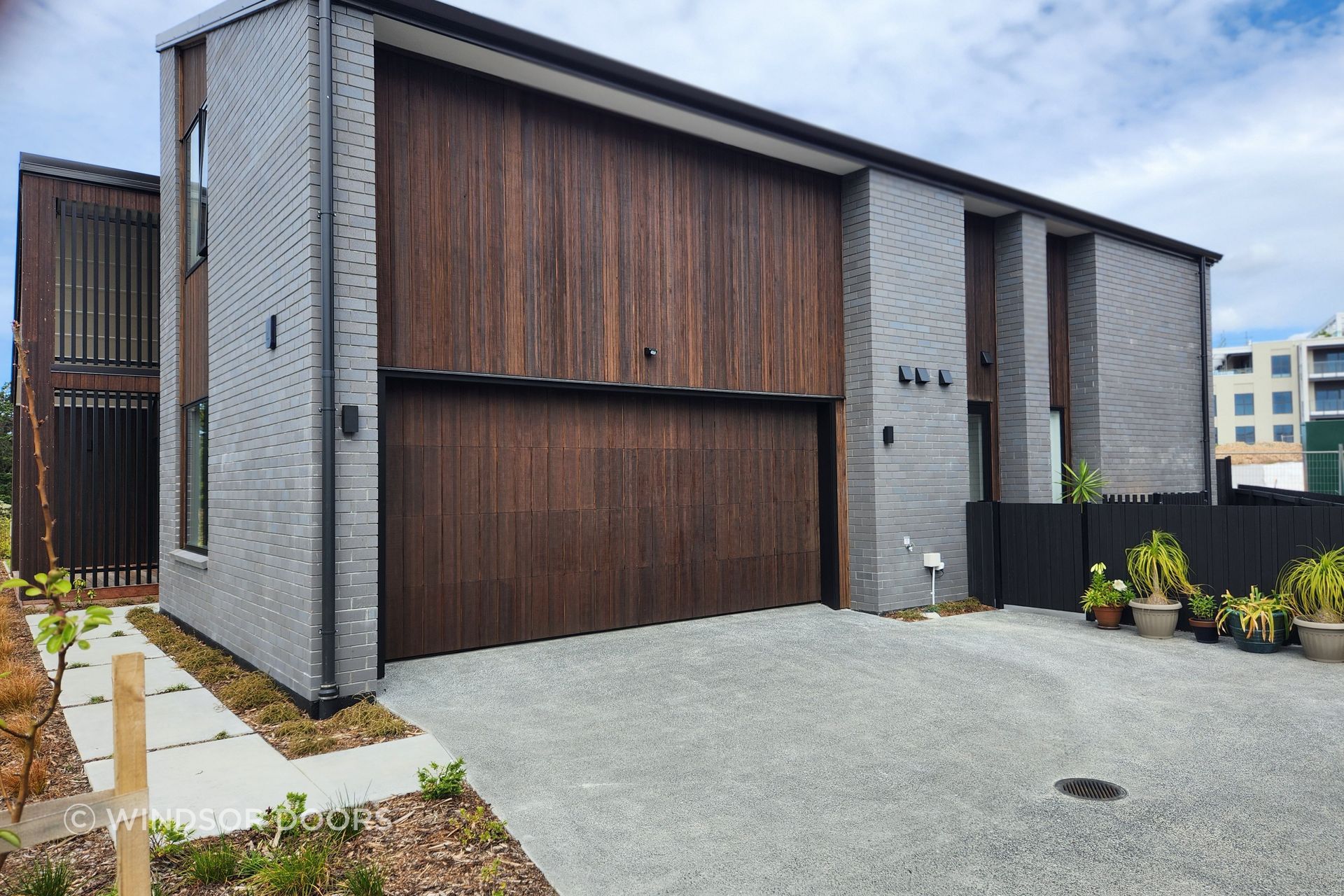 Custom Cedar Garage Door