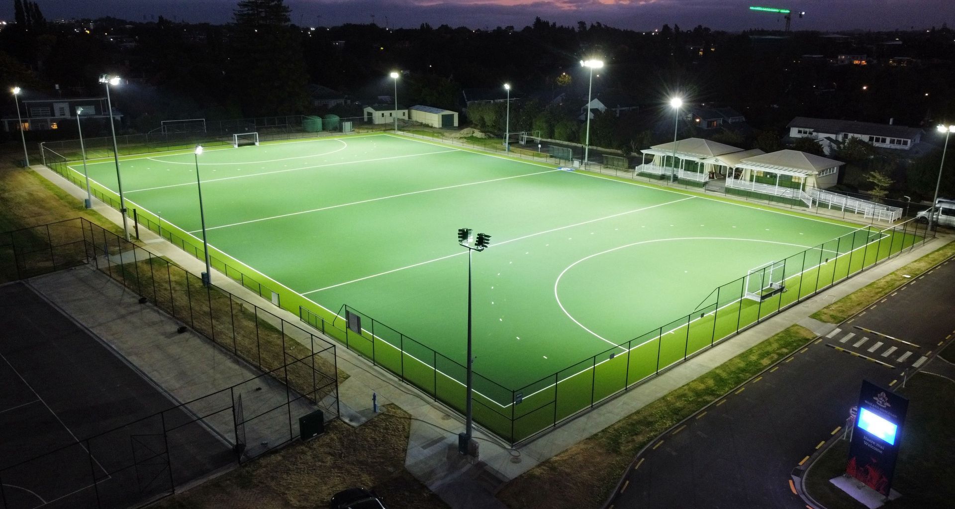 Night view with Lumosa LED Lights