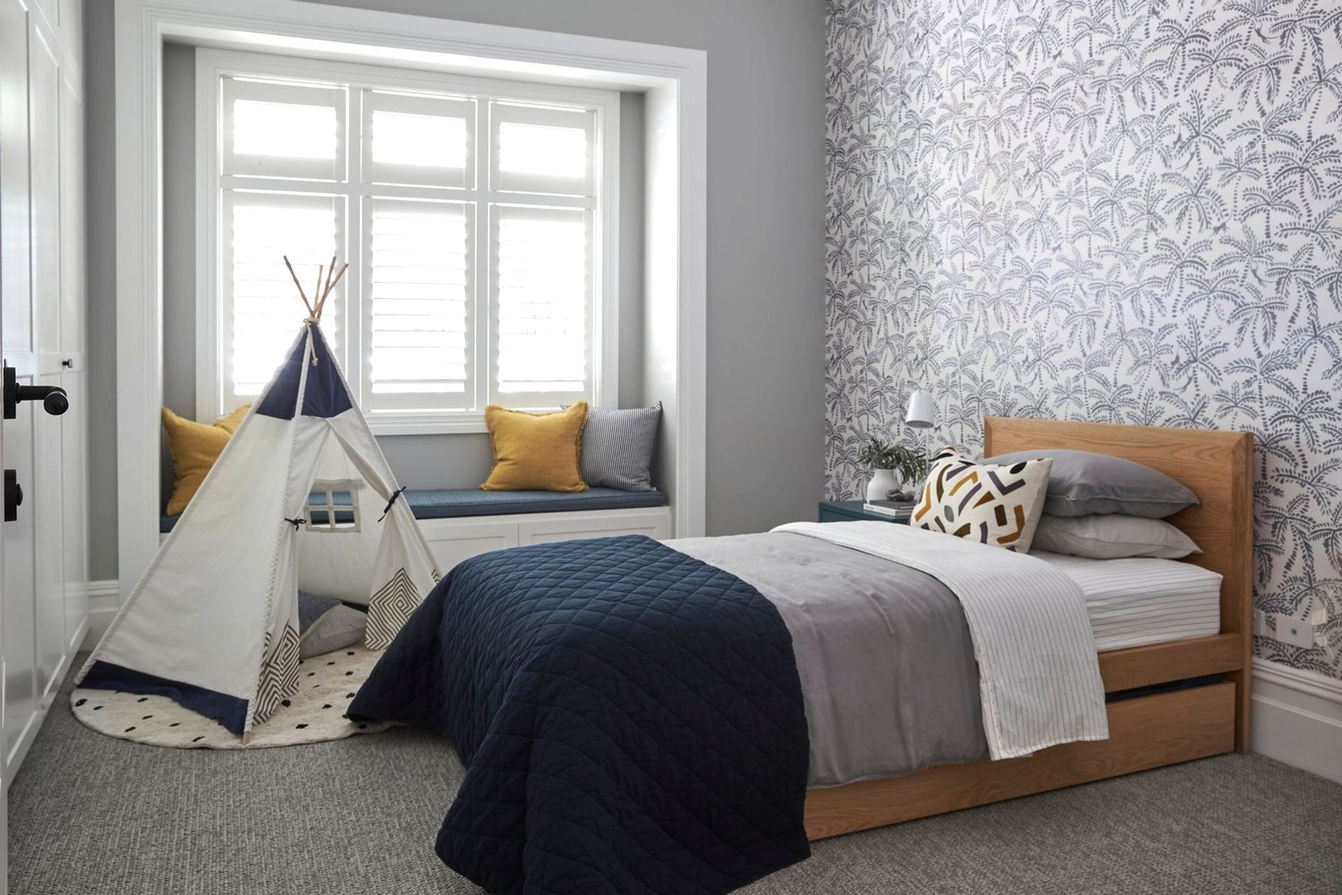 Warm sheets are a must for kids' rooms especially during the winter - a beautifully furnished example from this Mosman Village House