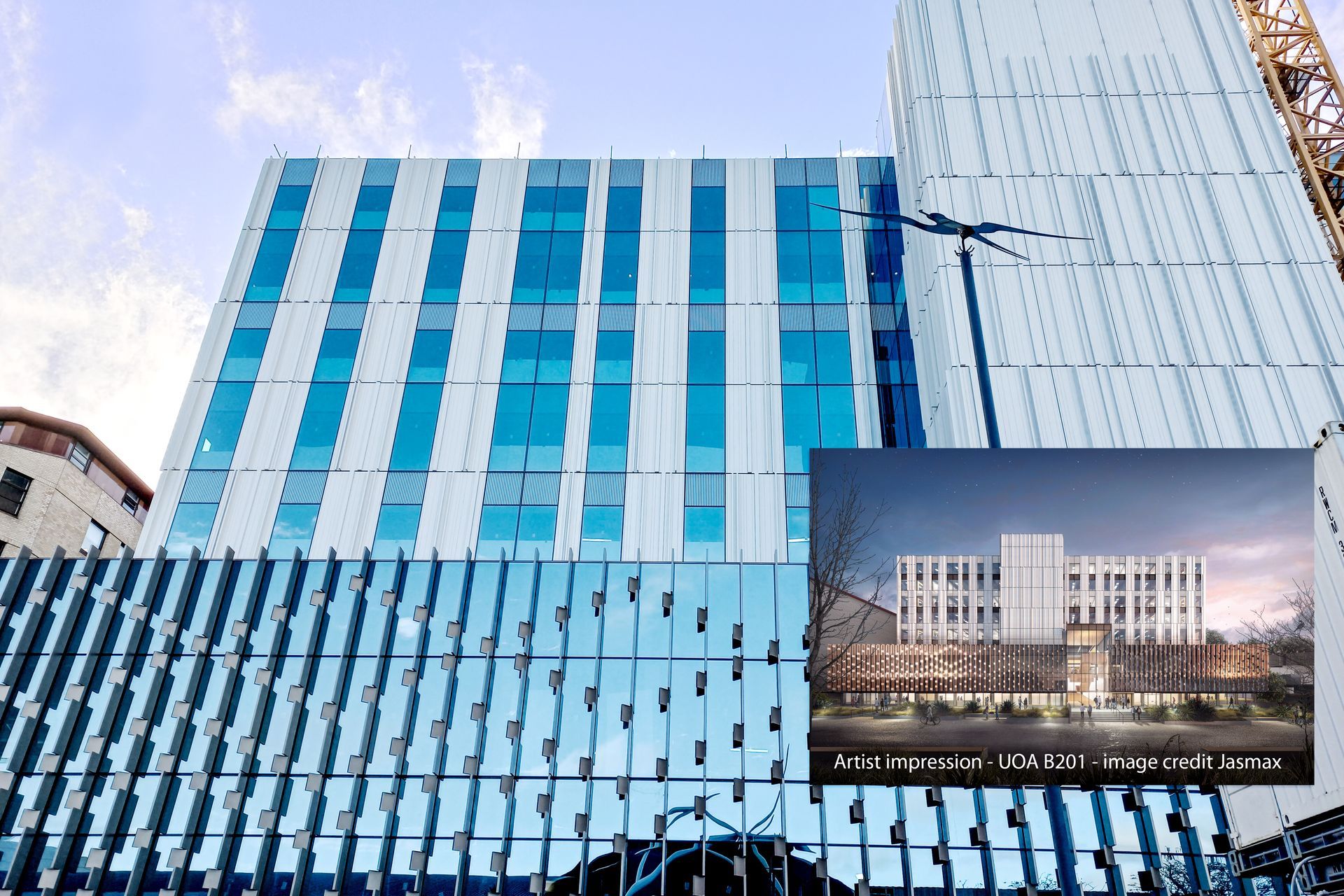 University of Auckland's Social Sciences Building due to be completed in 2024 has been awarded a 6 Green Star Design rating. The highest score awarded to a building thus far. The new building has been designed to reduce carbon and increase energy efficiency by refurbishing an existing building (B201) with a new super-insulated and airtight curtainwall, a lightweight aluminium cladding system and high performance solar glazing – enabling the average reduction in energy use to one third of equivalent structures in NZ. The low carbon façade solutions for this building are being delivered by Thermosash.