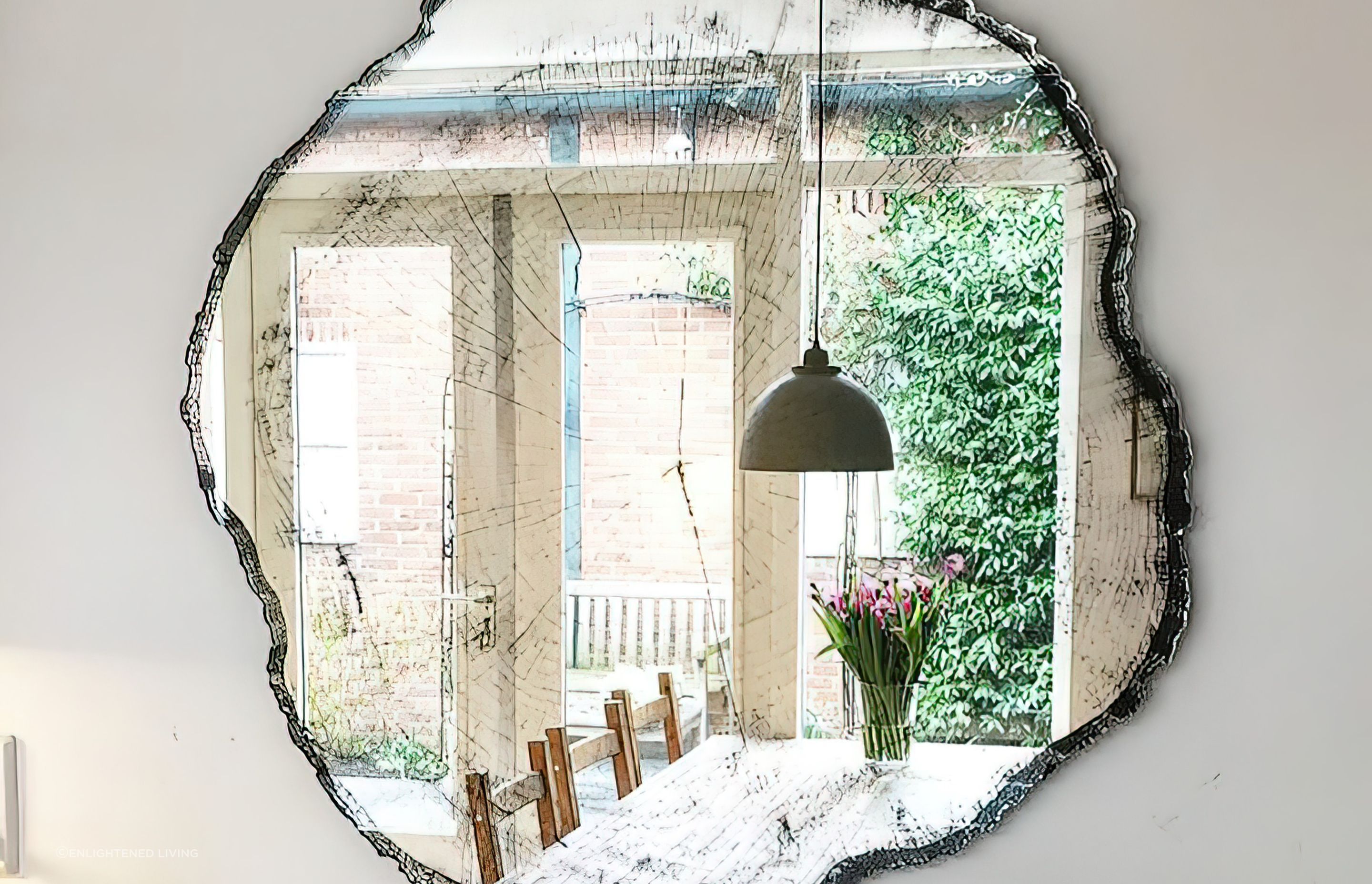The Arbo Mirror is a gentle and delicate way to get a natural motif into your living space