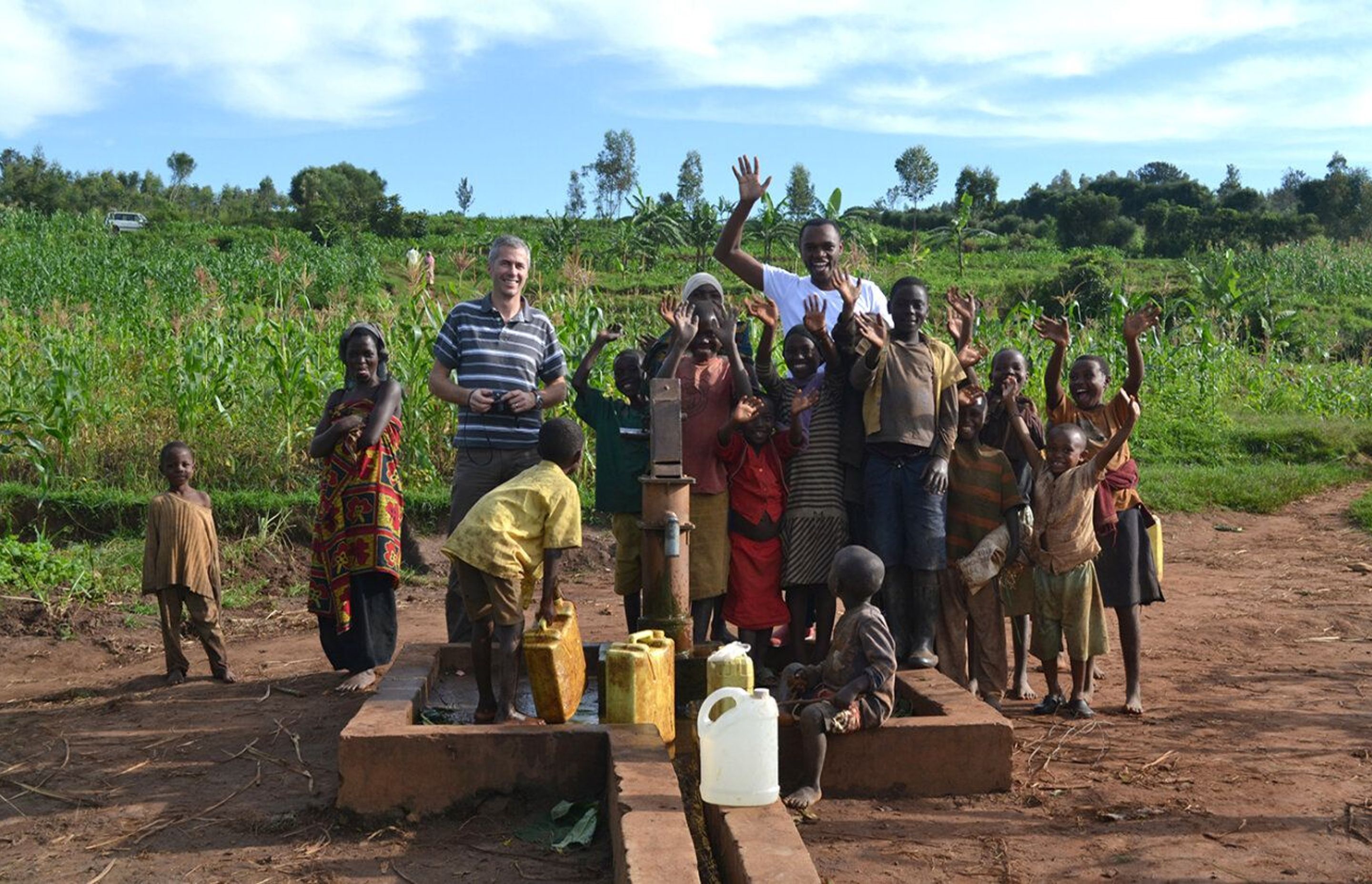 Clean water supply in Rwanda