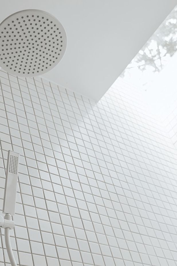 Dana round shower head by ABI Interiors