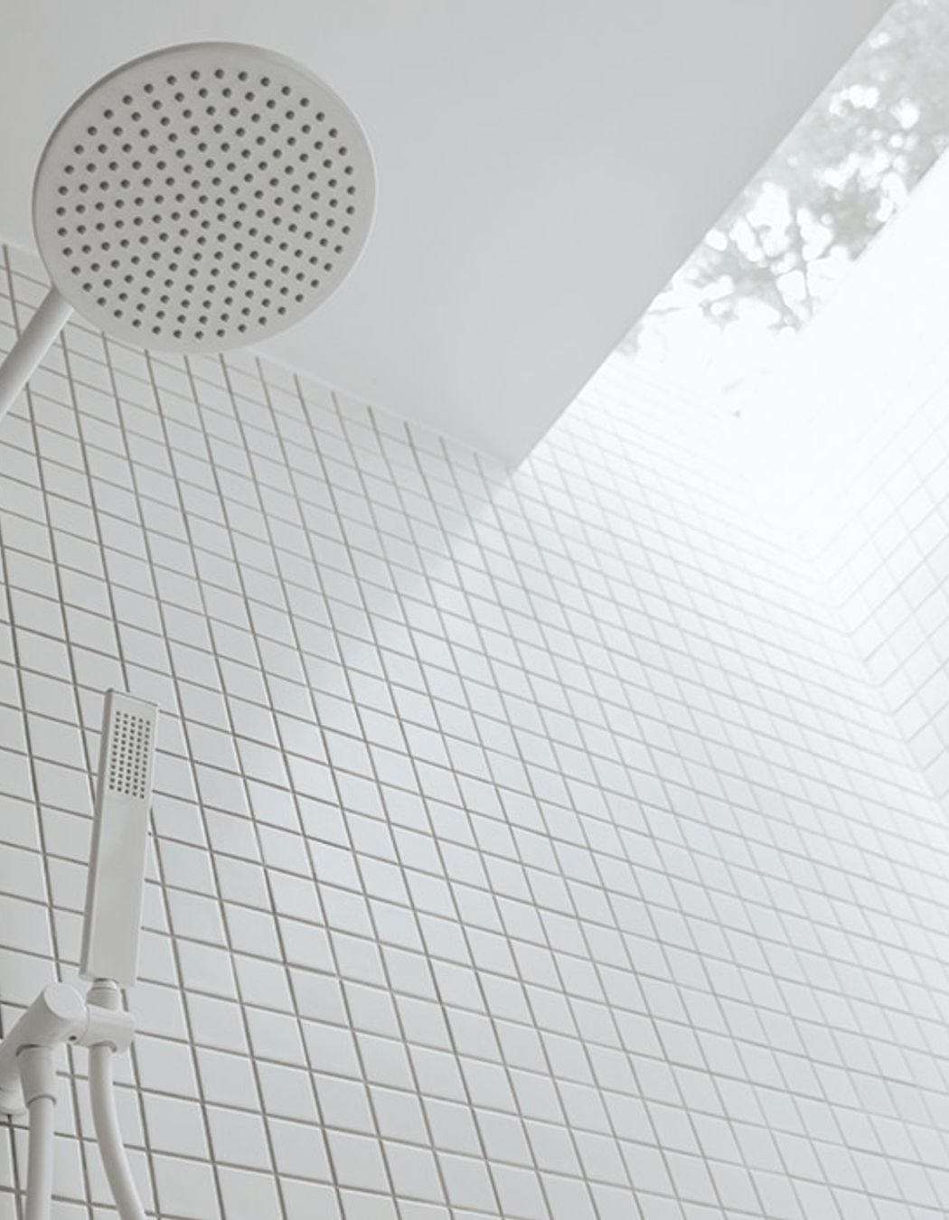 Dana round shower head by ABI Interiors