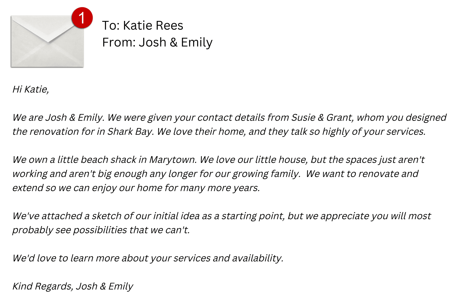 How NOT to find your designer.