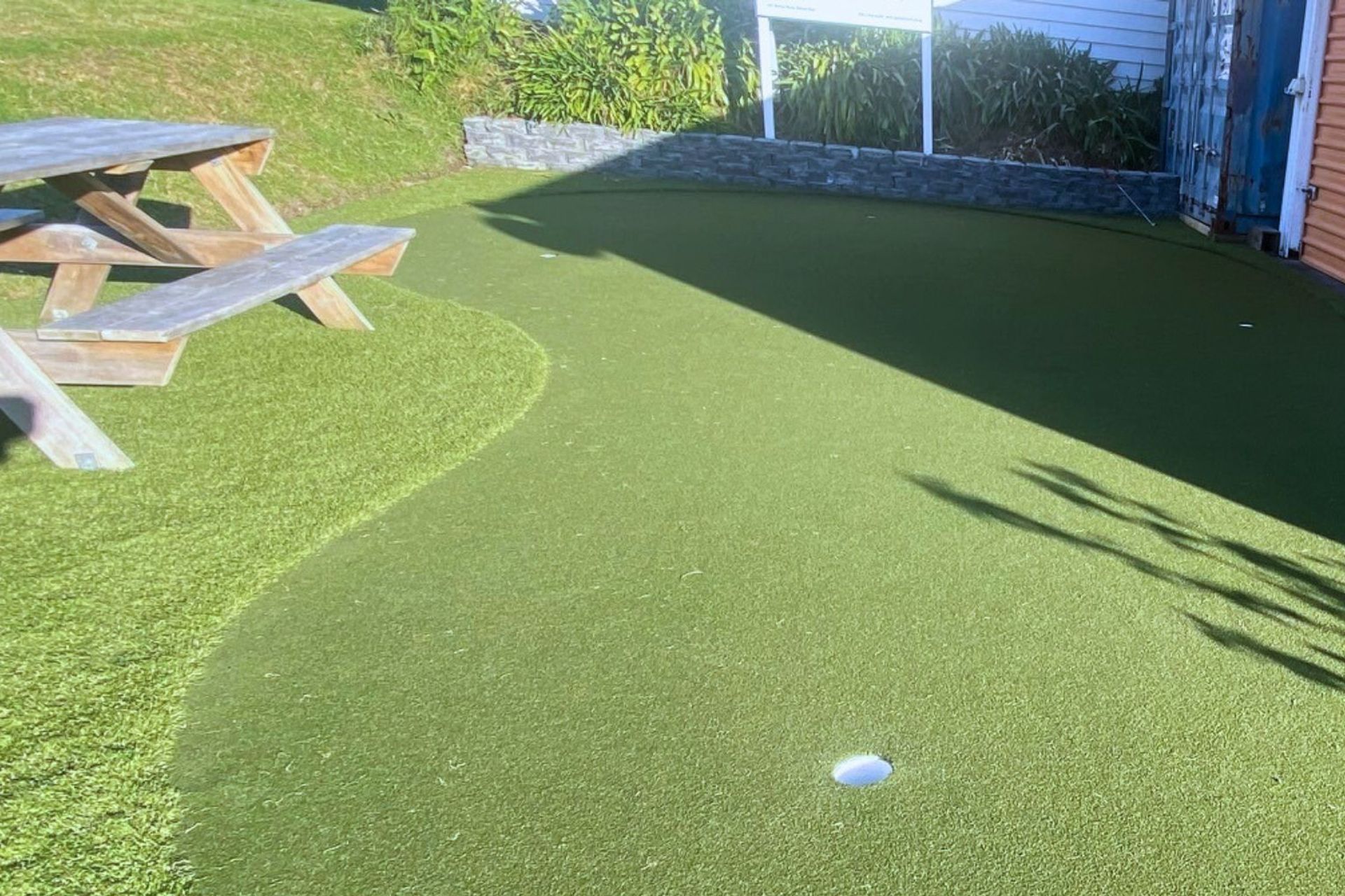 Precision Putt from GameOn Turf installed at Win The Day Golf in Belmont, Auckland.