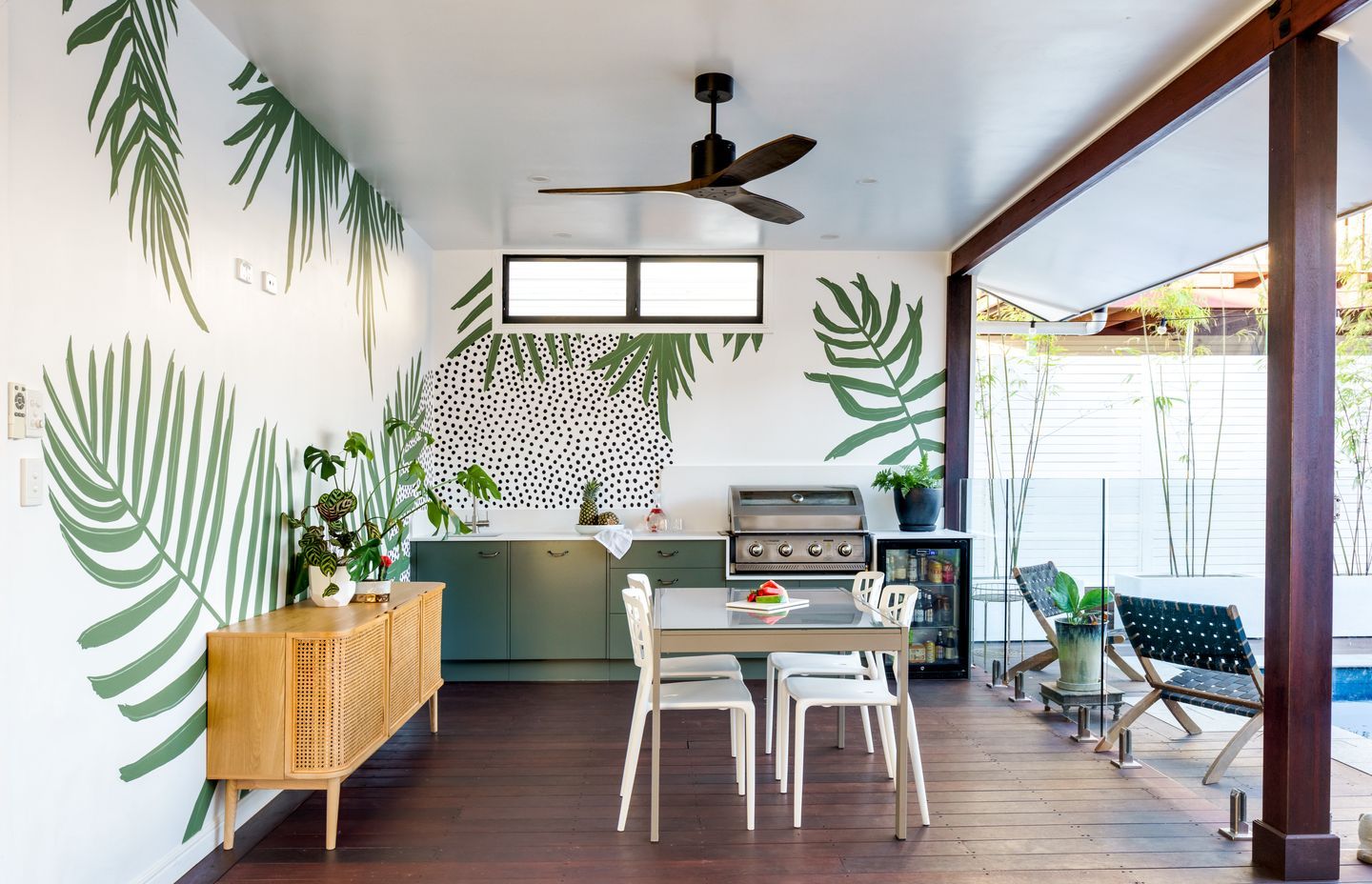 Tarragindi Outdoor Room &amp; Kitchen by Jayne Air Interiors | Photography by Alain Bouvier