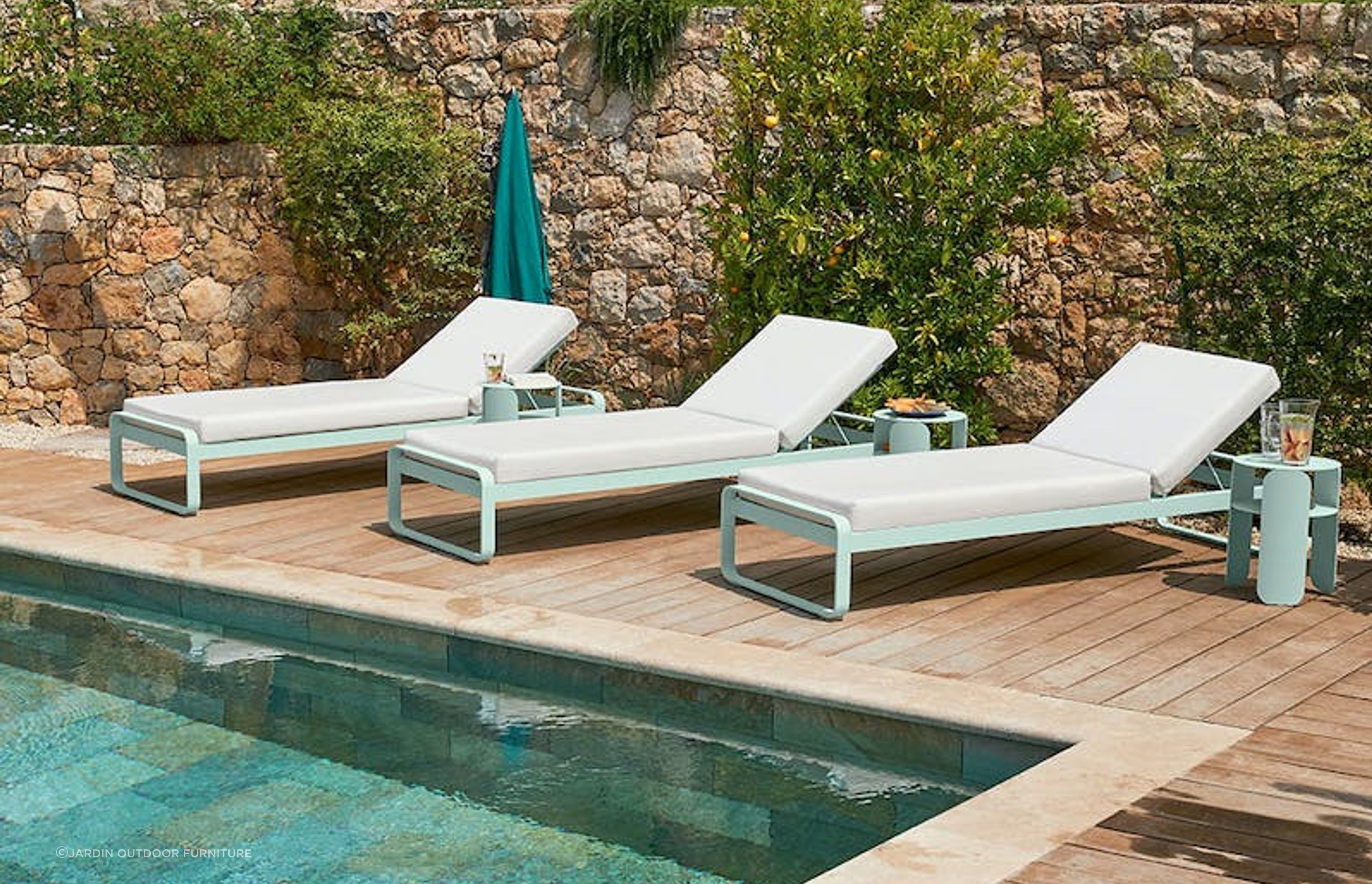 The Bellevie premium sunlounger is the ultimate in poolside comfort. You'll never want to leave!
