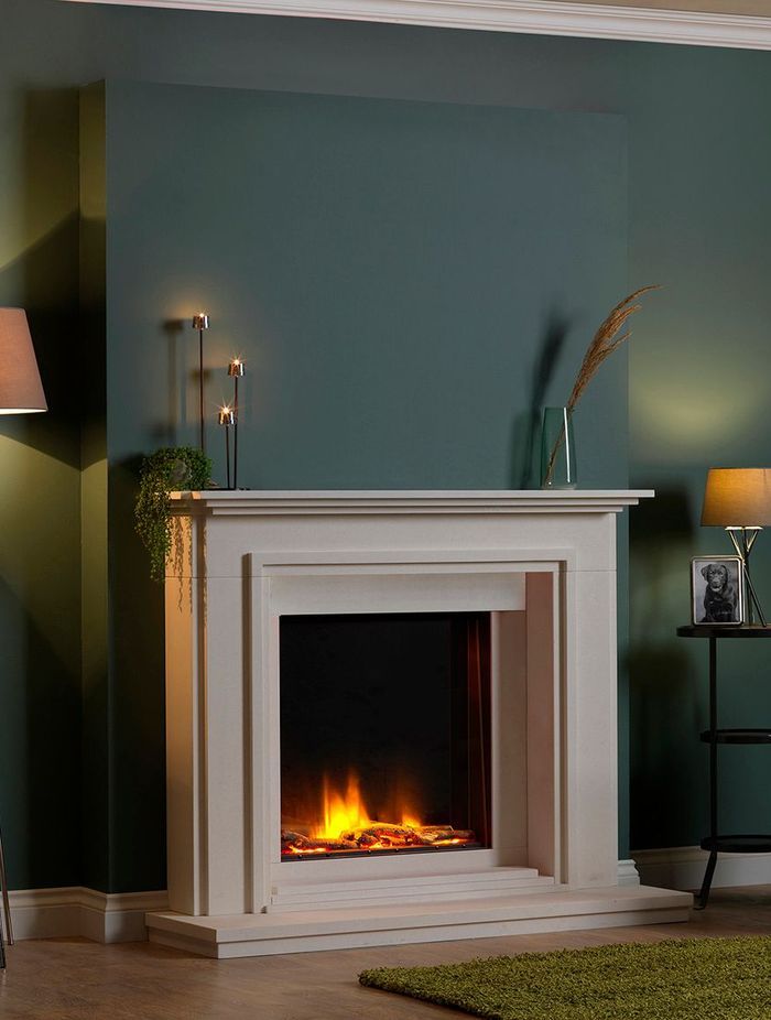 The 620E electric fireplace and similar models offer the option to customise the flame effect according to your preferences.