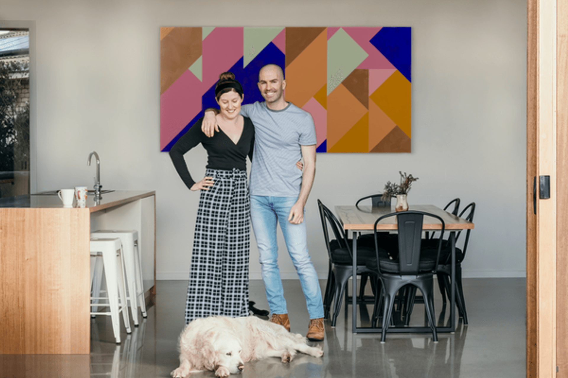 Image: Happy Architopia customers, Paul and Monica.