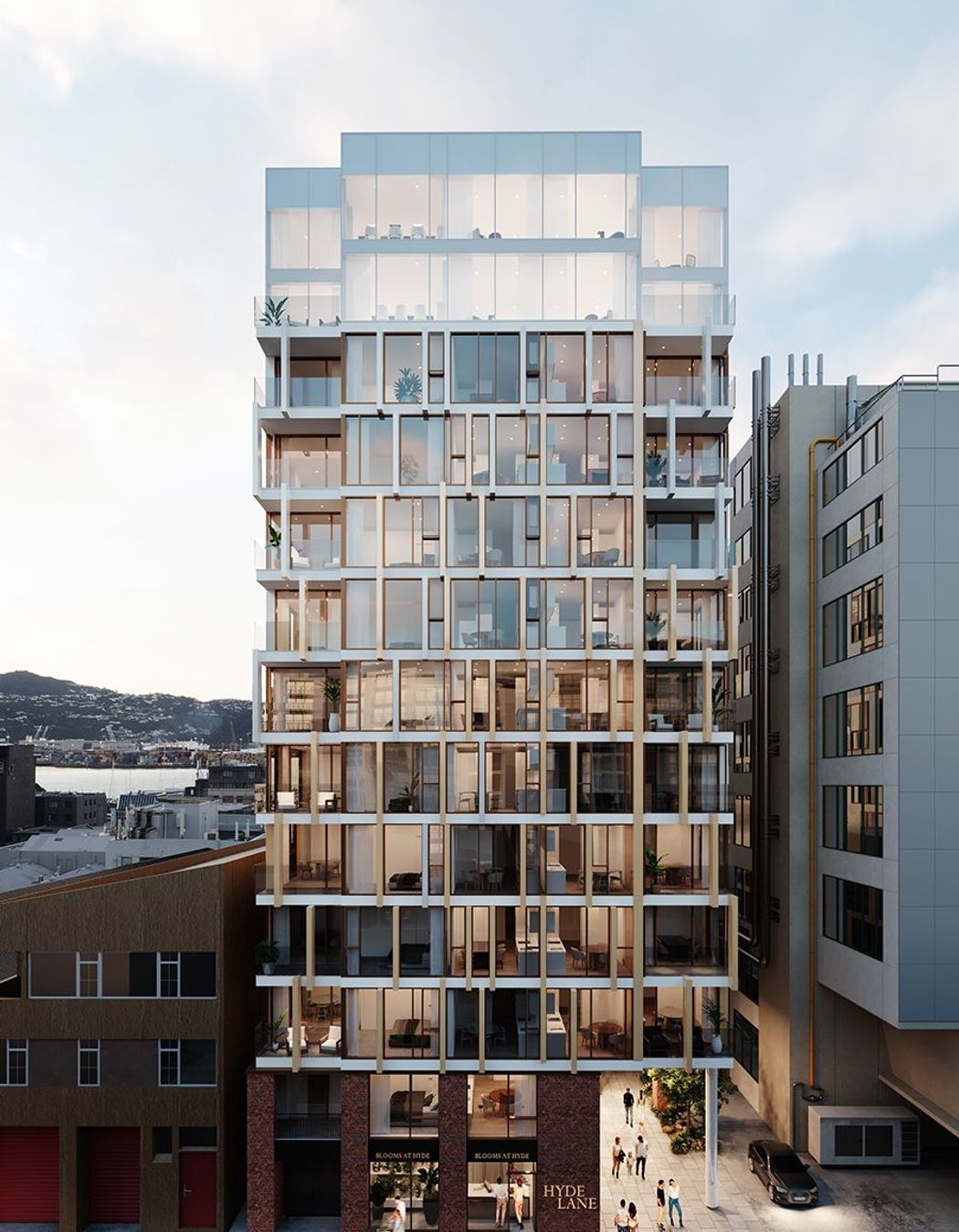 Hyde Lane’s Alpha Street frontage.