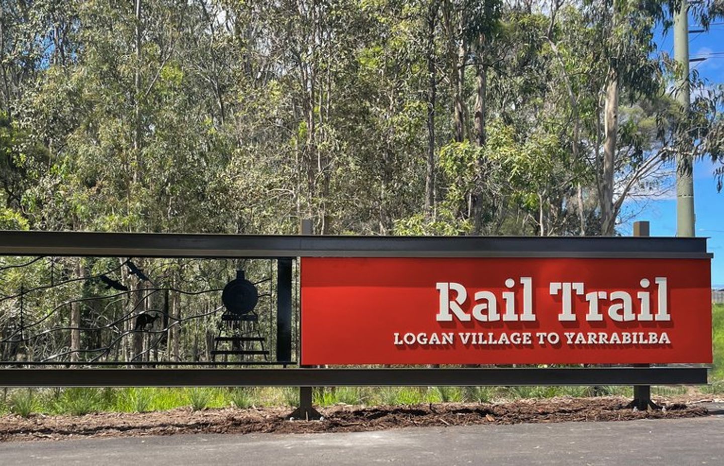 Between the bush and the back fences by Dot Dash