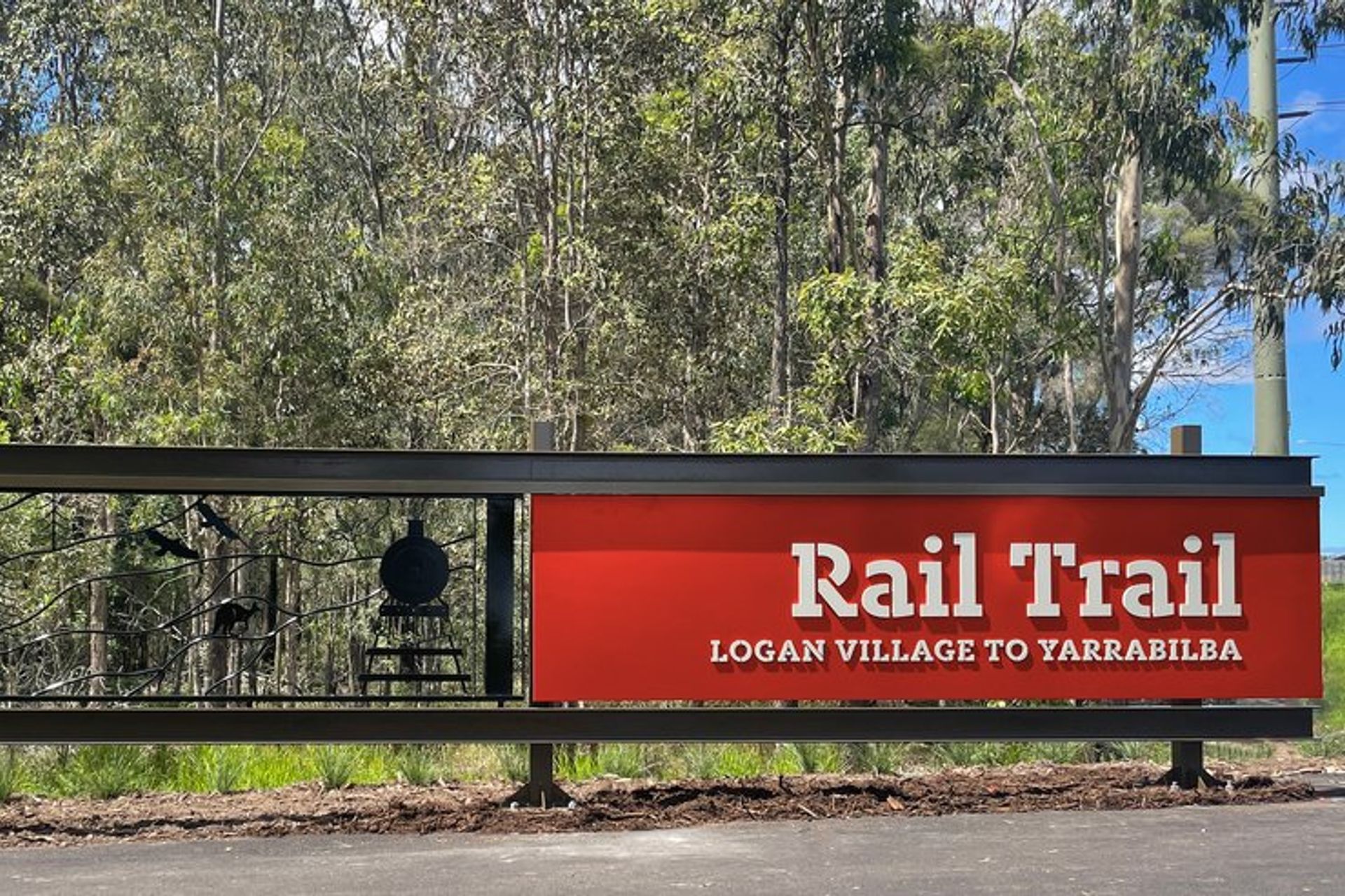 Between the bush and the back fences by Dot Dash