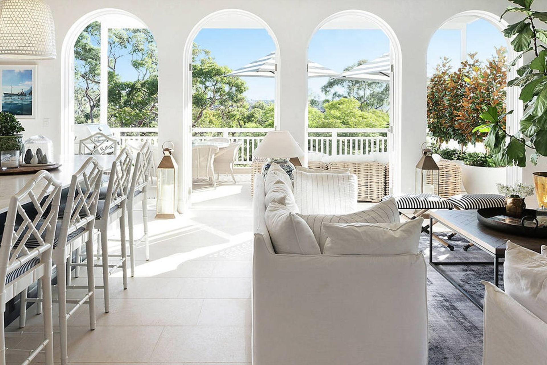 Tavira Limestone Alfresco | Get Smart Landscaping | Ann King Design