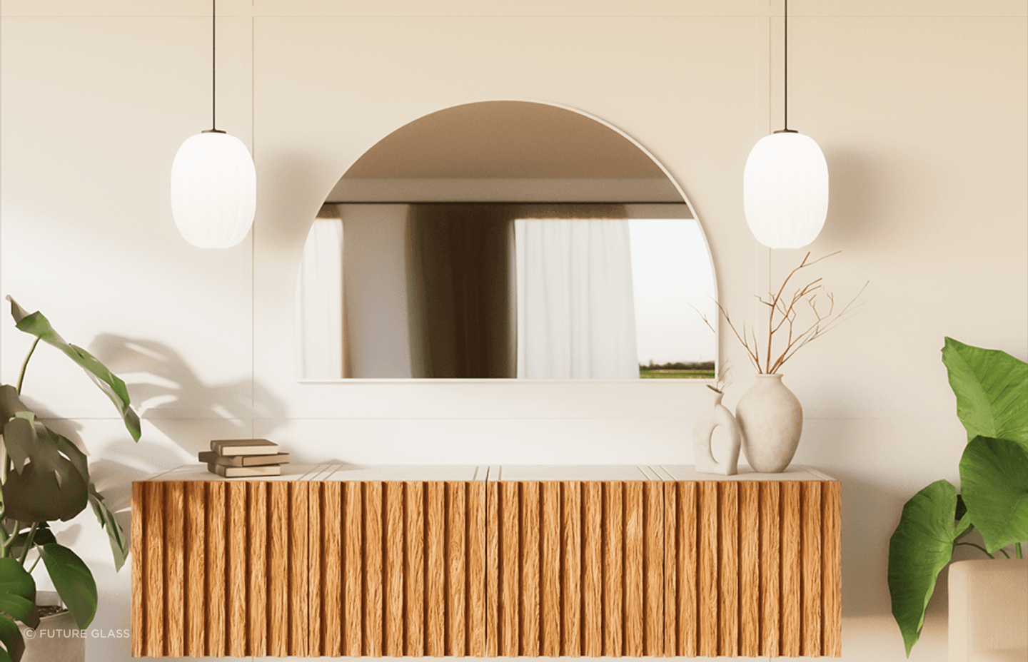 This Arch Mirror is an incredibly refined choice for a clean and classical aesthetic