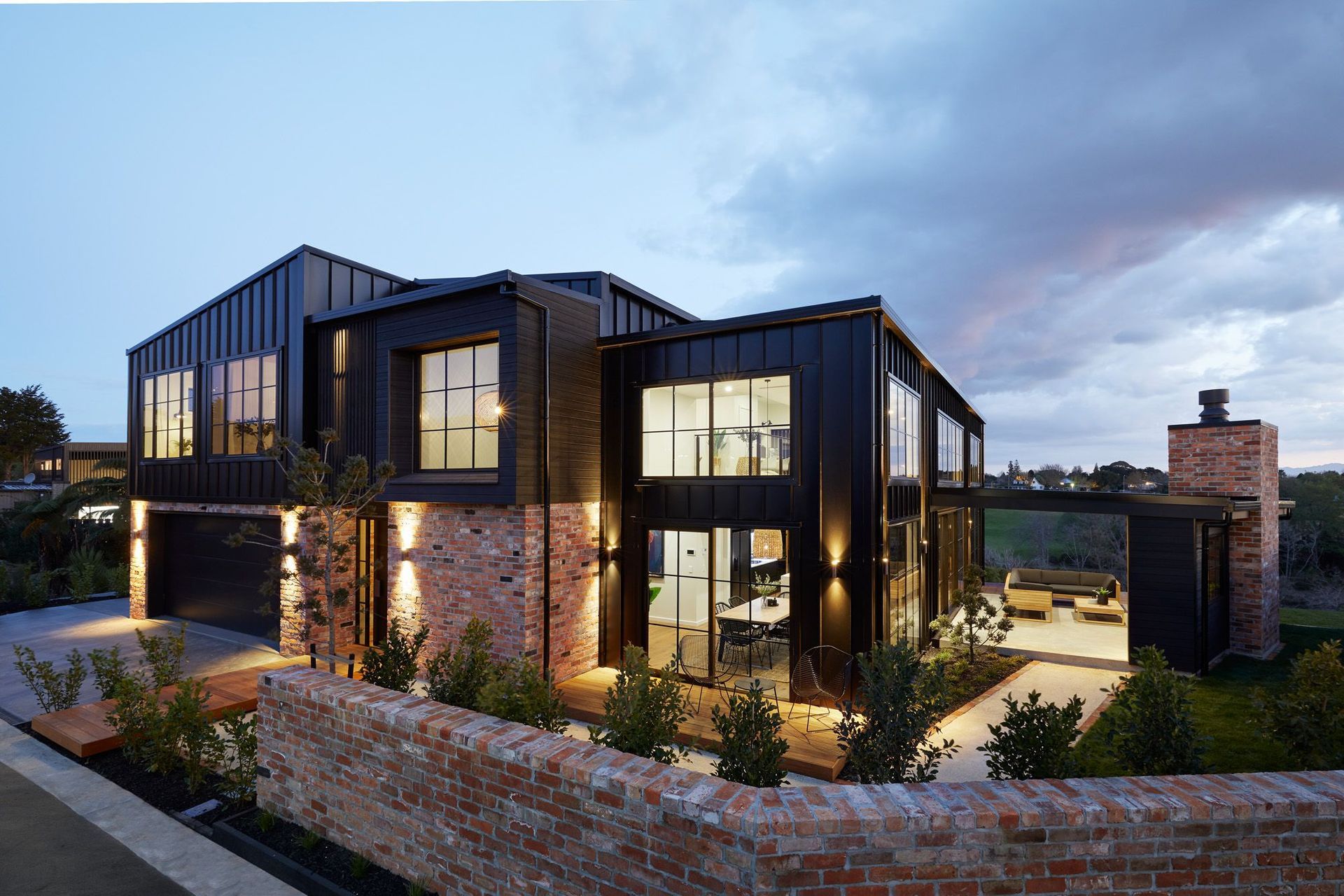 This show home by Design Builders shows it is possible to create strong architectural character through new builds.