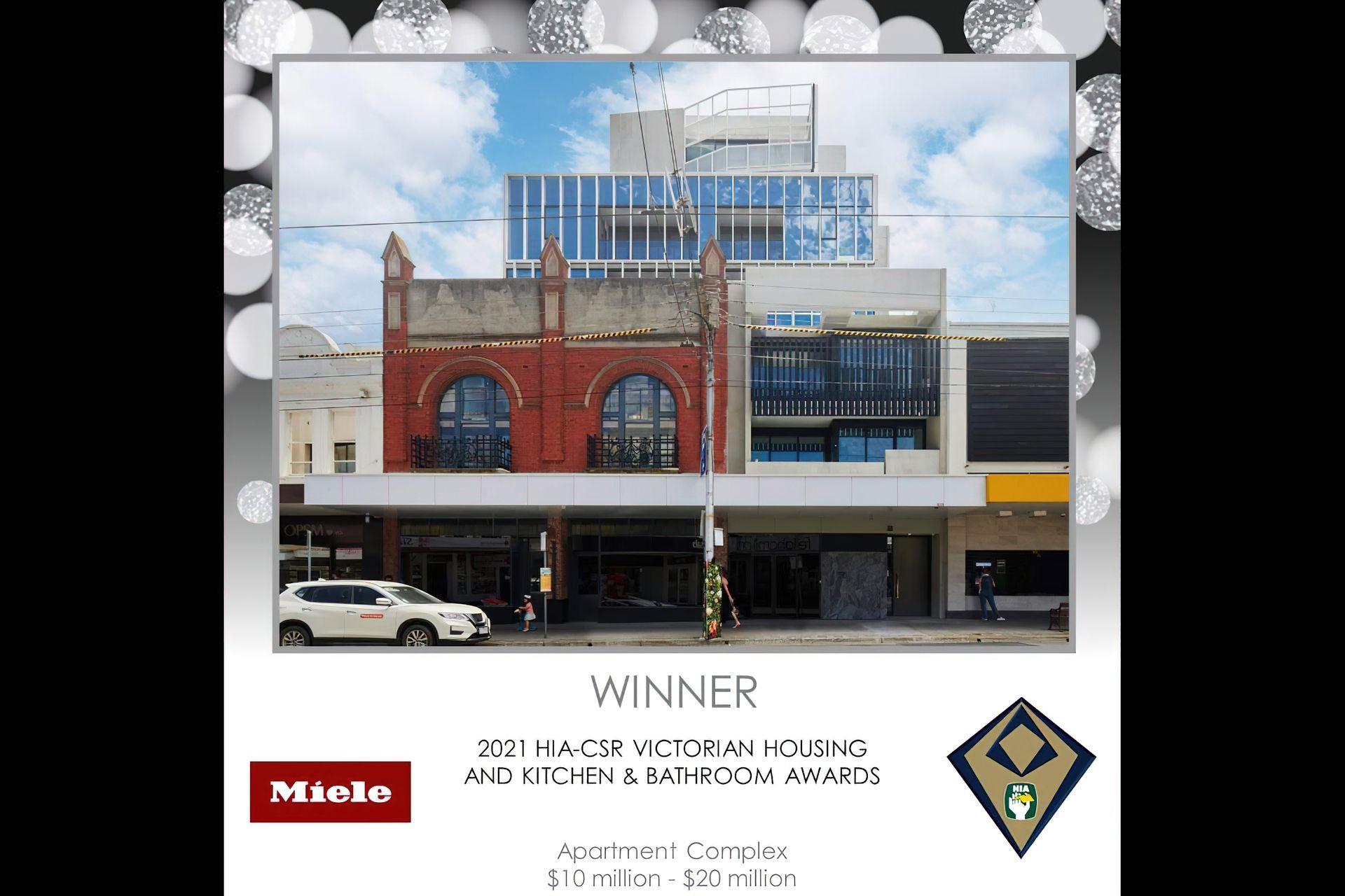 Winner of 2021 Victorian Apartment Complex $10 million – $20 million