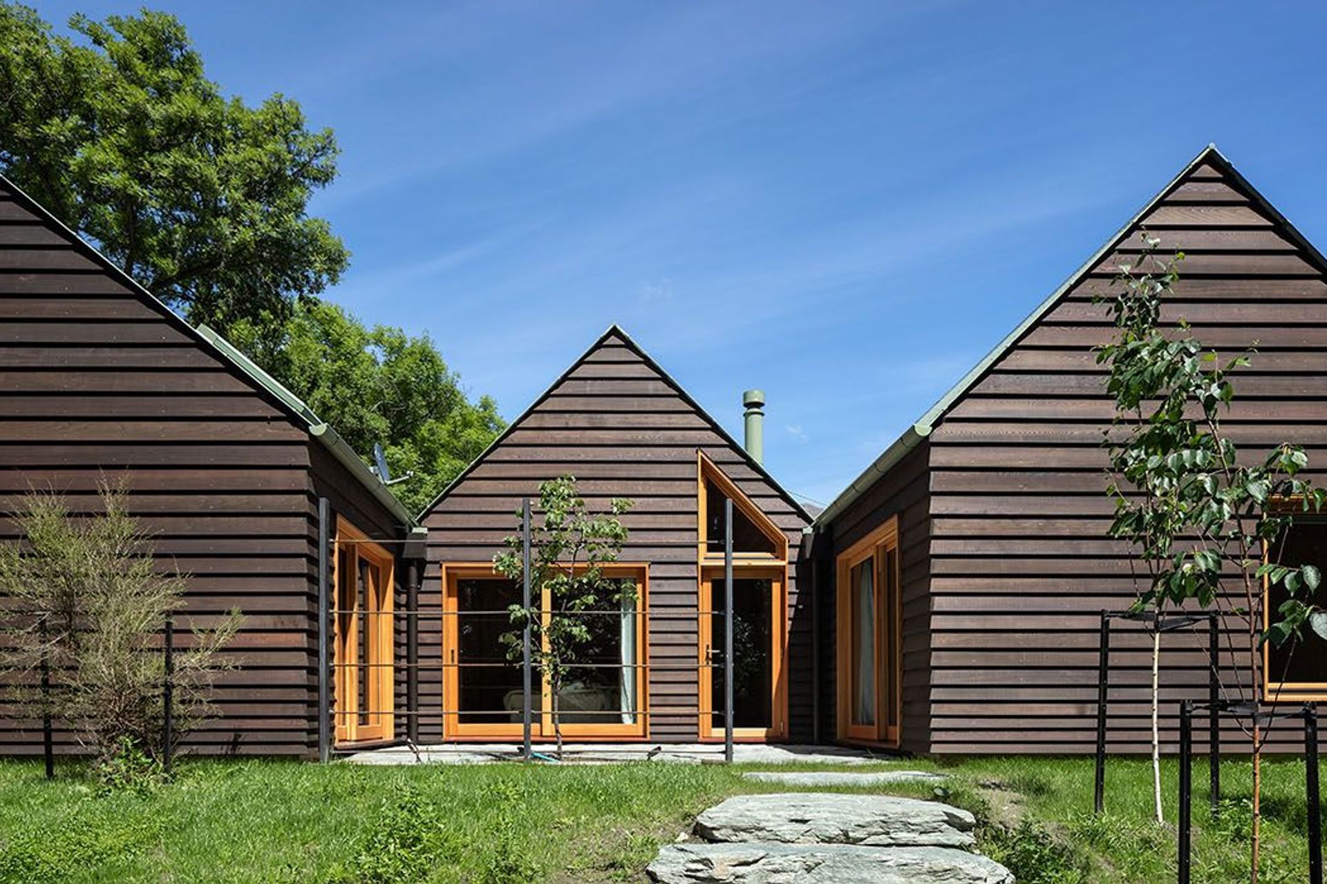 The colour and finish of weatherboards can be manipulated to suit most tastes and to respond to whatever environment the building may be found.