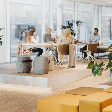 Avoid the back-to-office blues with a warm and flexible office aesthetic