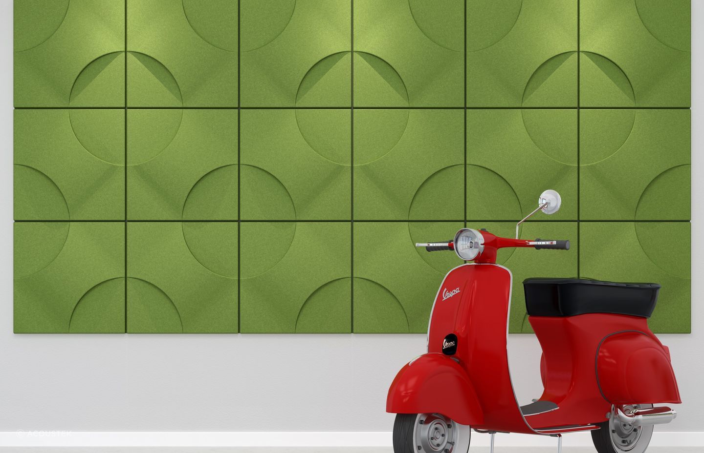 The process of improving sound quality within a space is known as acoustic treatment.